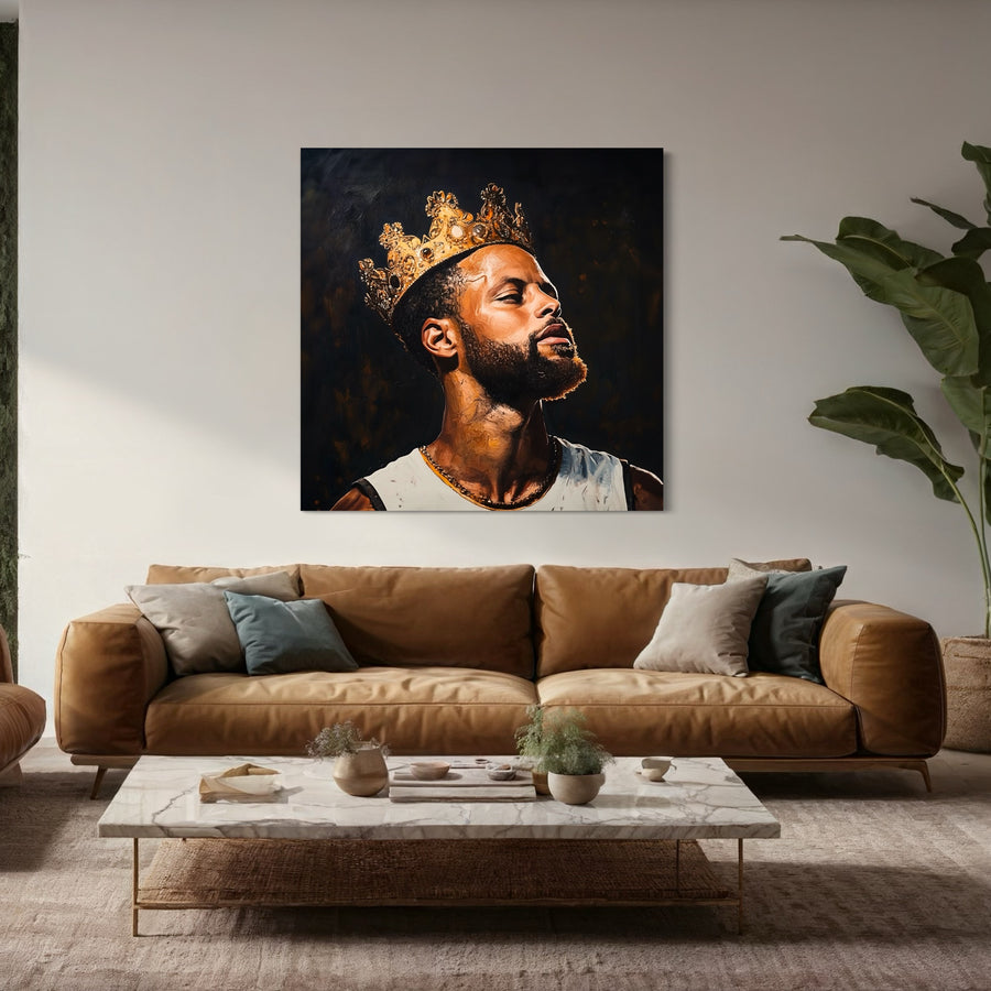 Tableau NBA LeBron James Roi – Décoration Murale Design