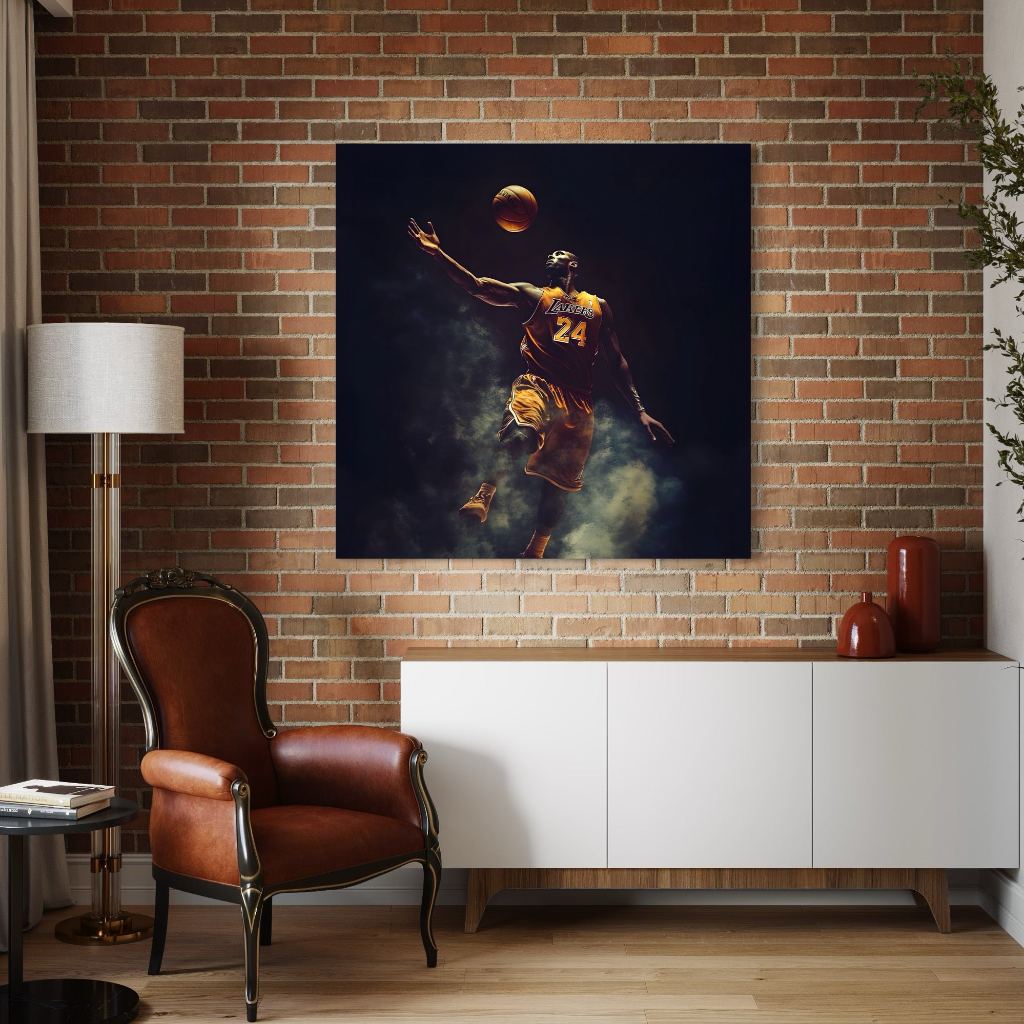 Tableau NBA Kobe Bryant Lakers – Déco Murale Design - Fabulartz.fr