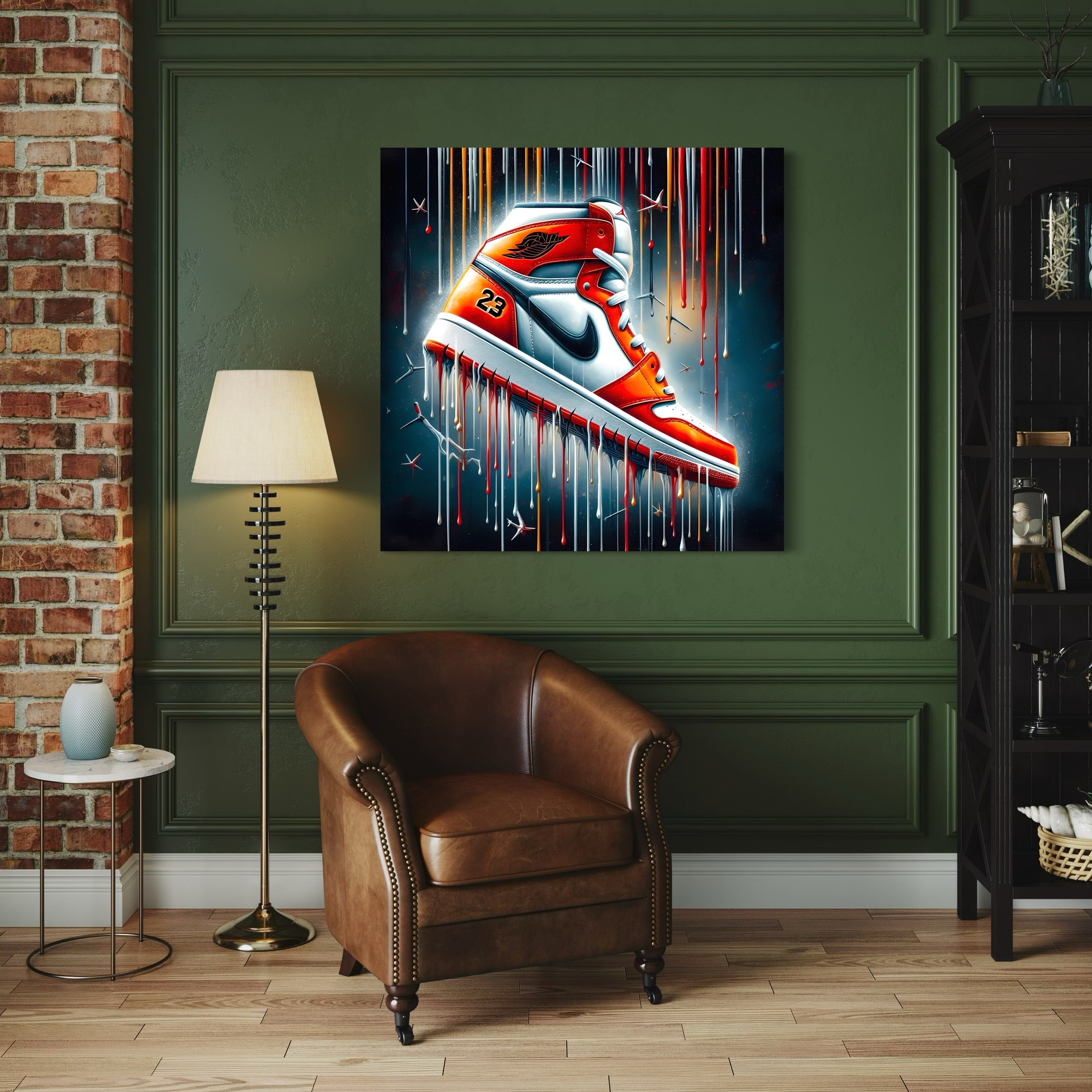 Tableau Sneakers Air Jordan - Décoration Murale Moderne - Fabulartz.fr