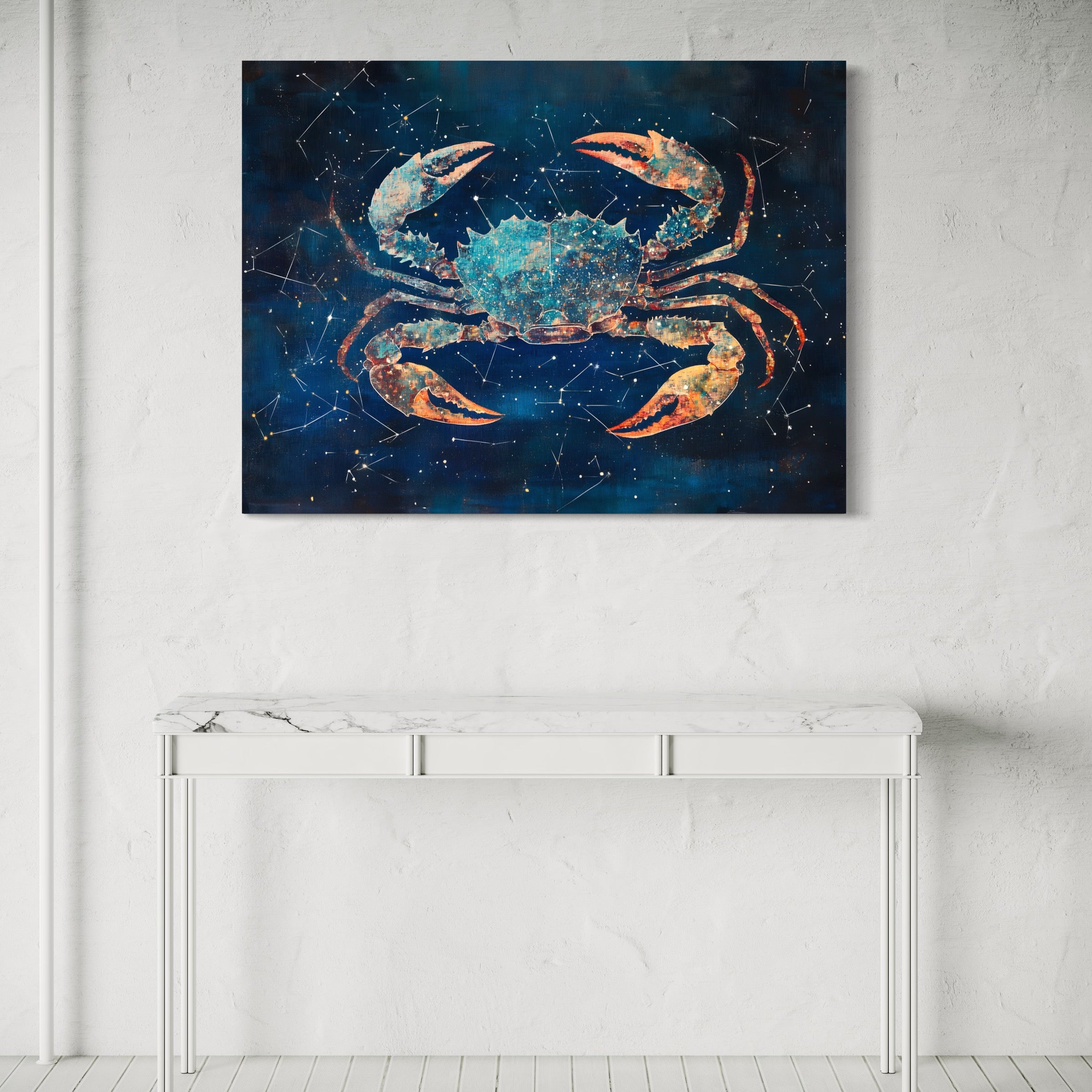Tableau Signe Astrologique Cancer Sérénité - Décoration Murale - Fabulartz.fr