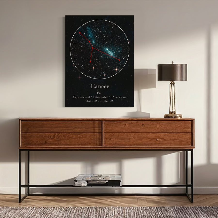 Astrological sign Cancer Constellation - Wall decoration