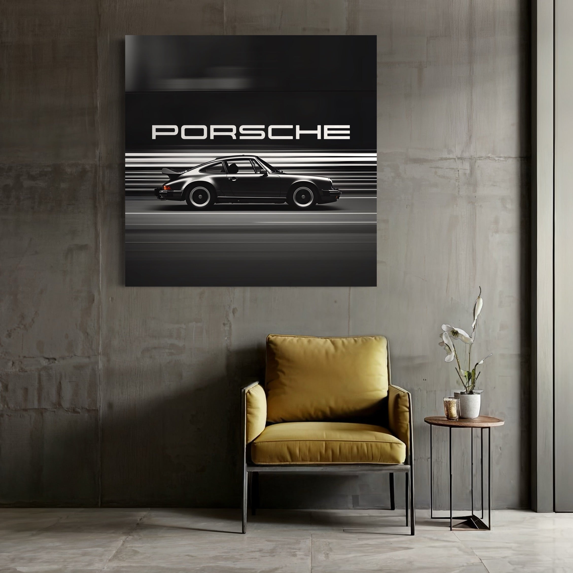 Tableau Porsche 911 en Mouvement - Déco Murale Moderne - Fabulartz.fr