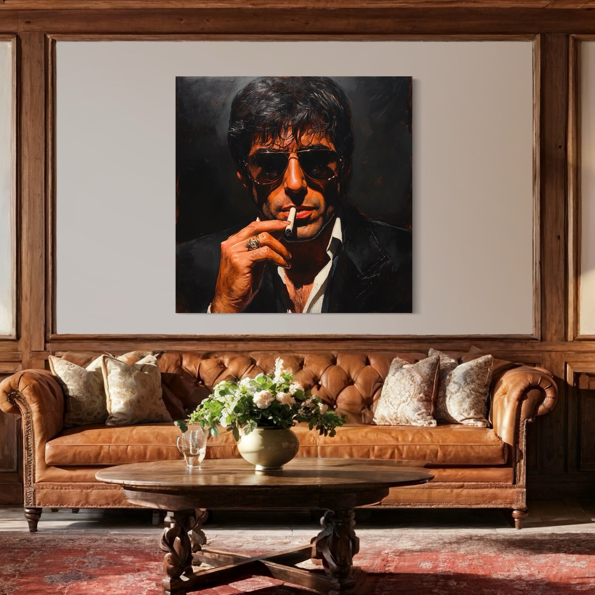 Tableau Mafia - Le Regard du Rebelle - Décoration Murale - Fabulartz.fr