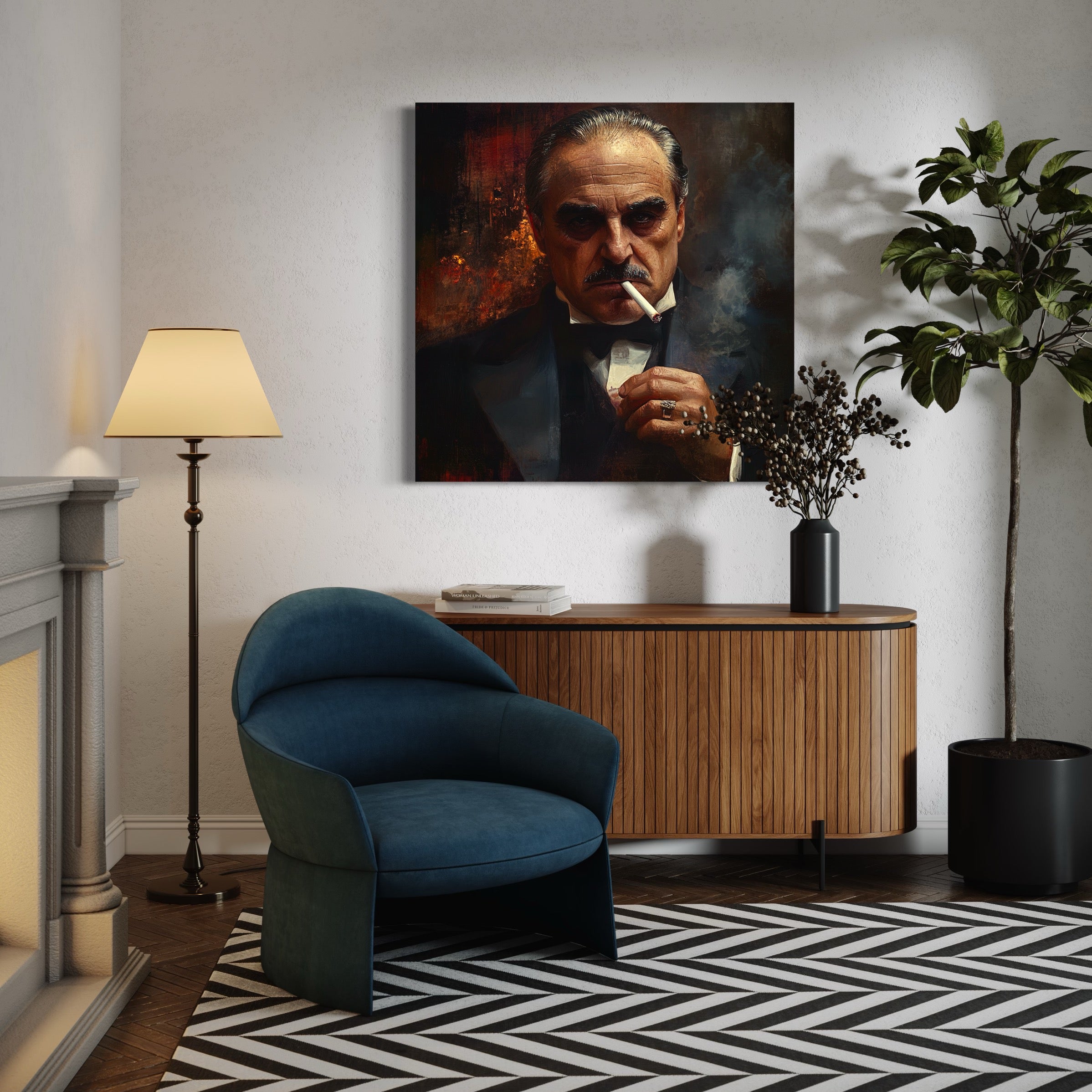 Tableau Mafia - Vito Corleone - Décoration Murale - Fabulartz.fr