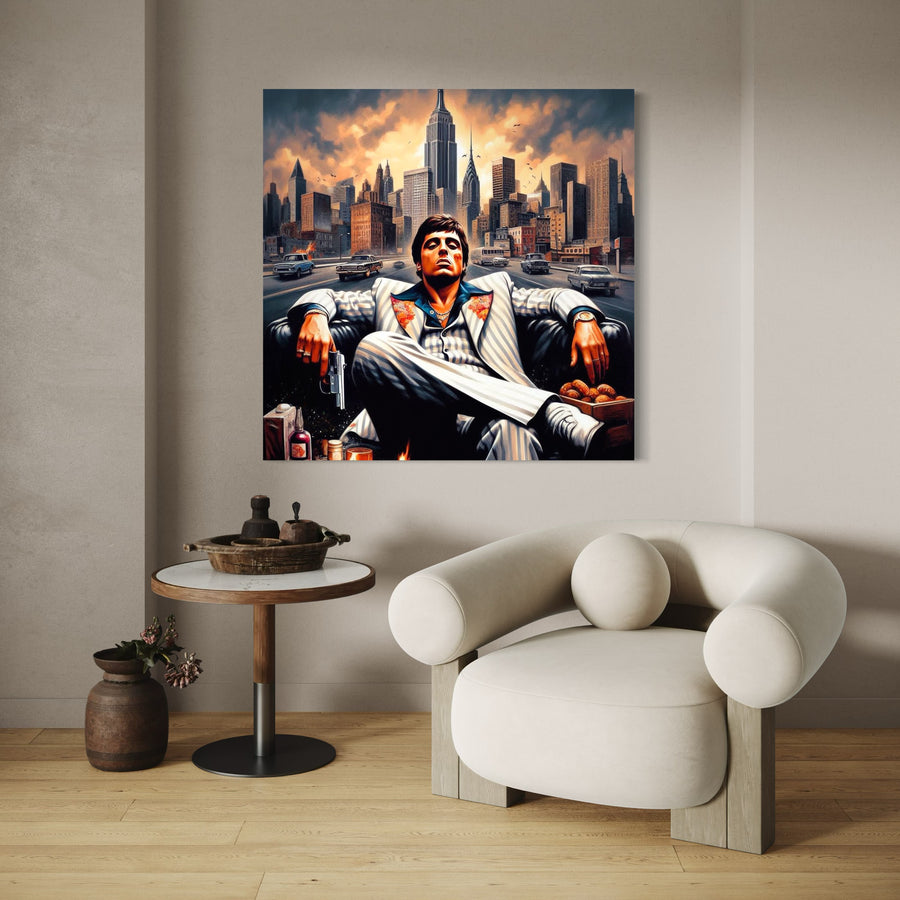 Quadro Mafia - Tony Montana - Decorazione murale