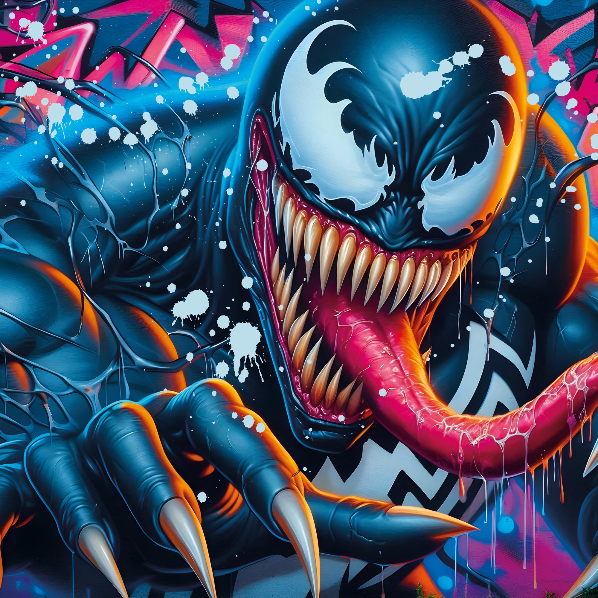 Tableau Venom Color Pop - Décoration Murale Design - Fabulartz.fr