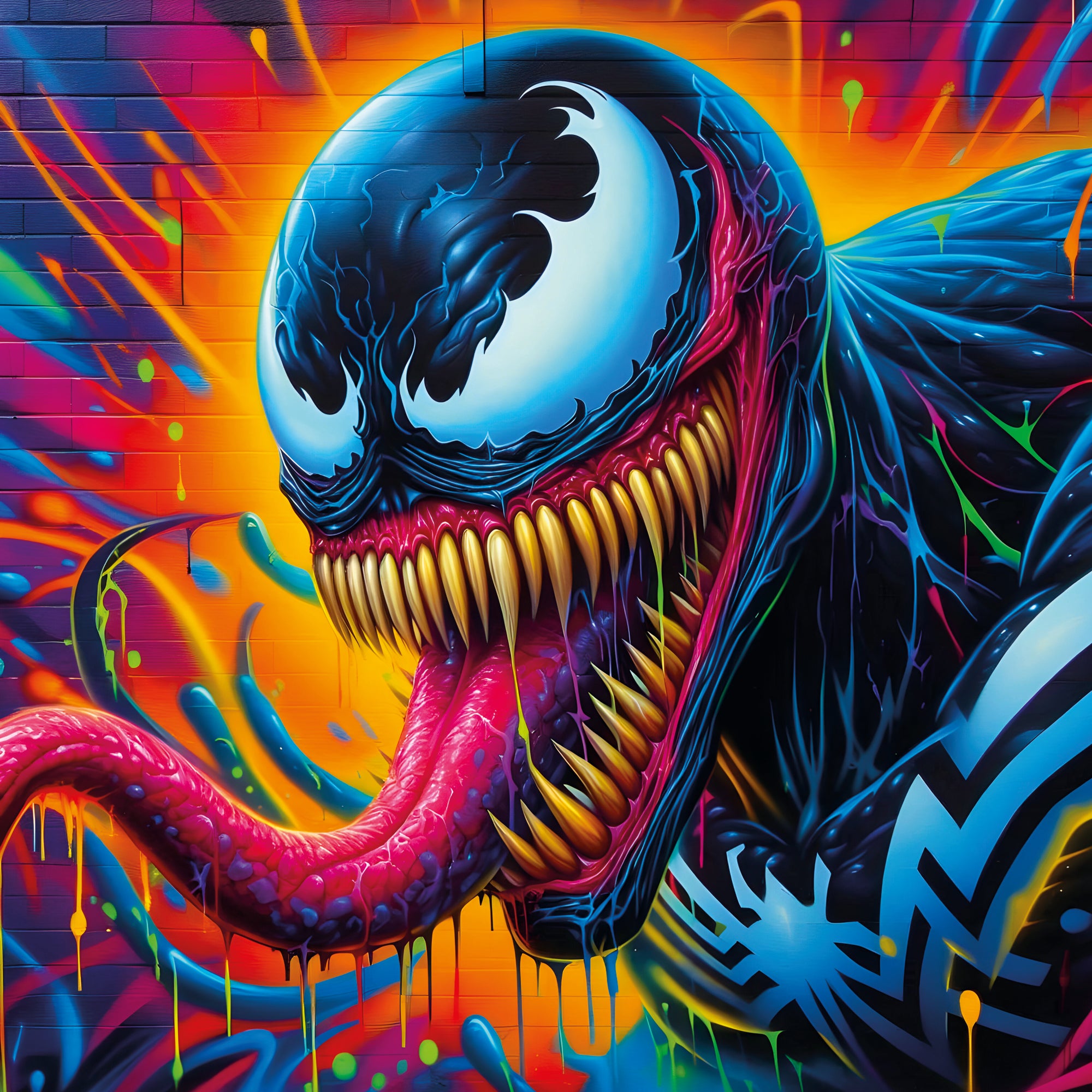 Tableau Venom Explosif - Déco Murale Design - Fabulartz.fr