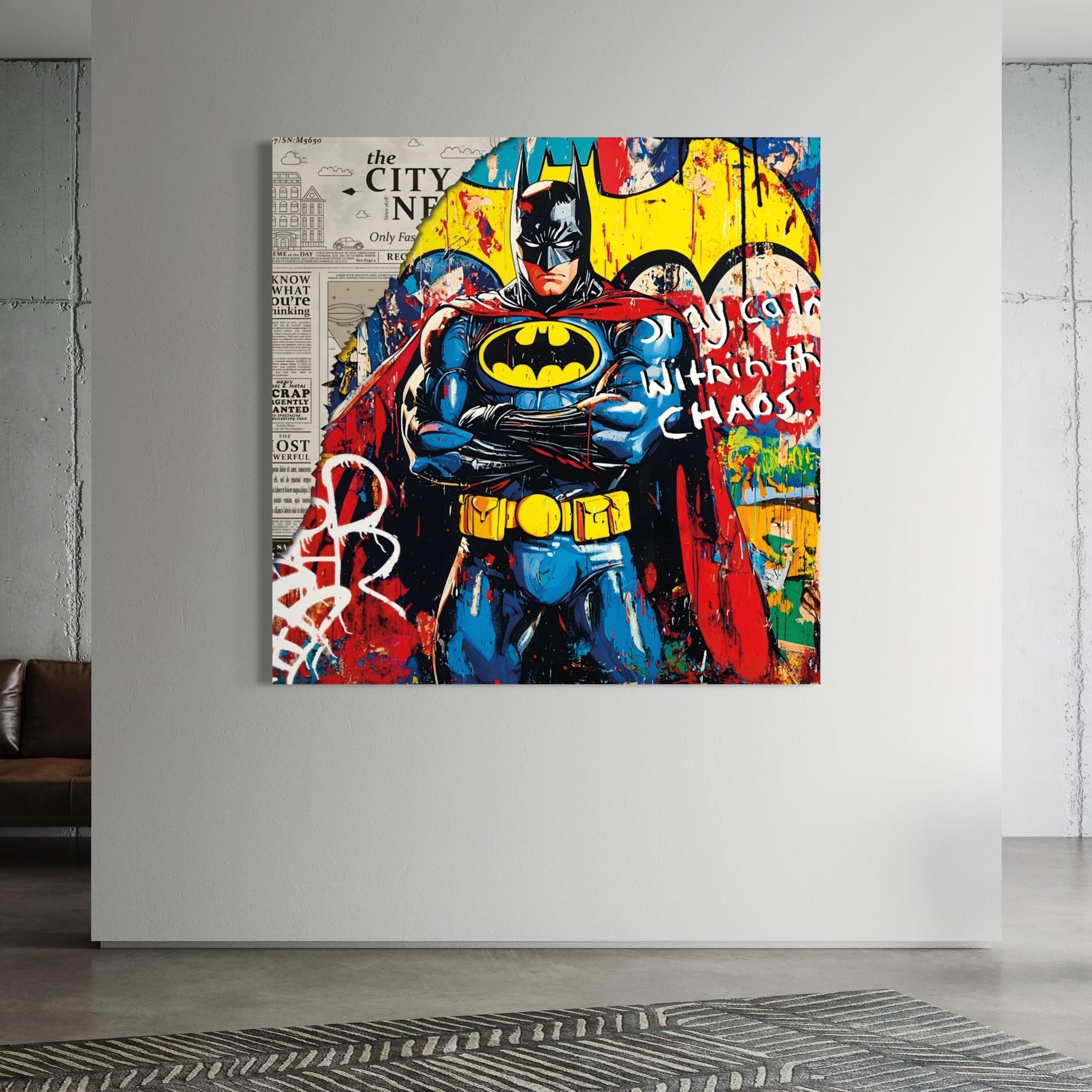 Tableau Batman - Héros de la Ville - Fabulartz.fr