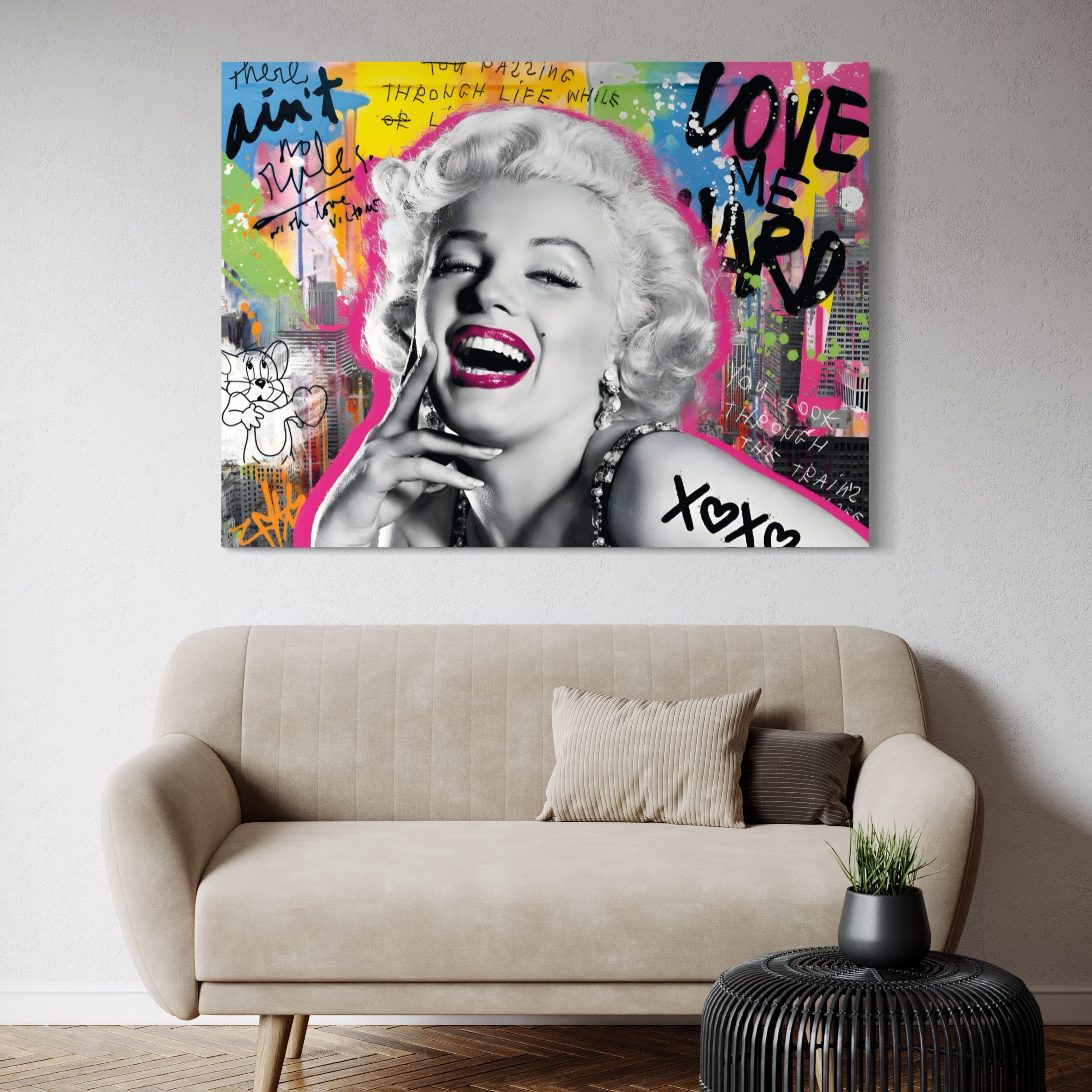 Tableau Marilyn Monroe - Icône du Sourire - Fabulartz.fr