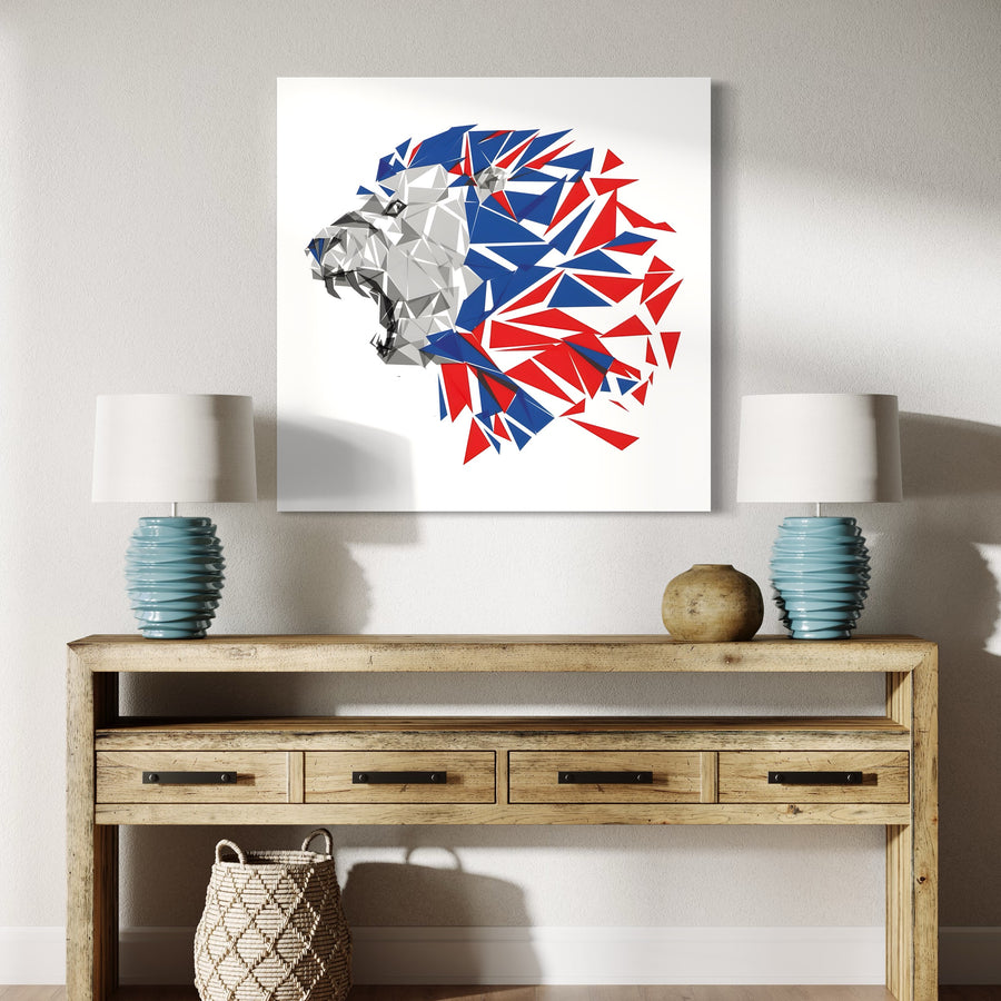 Tableau Olympique Lyonnais - Lion Design