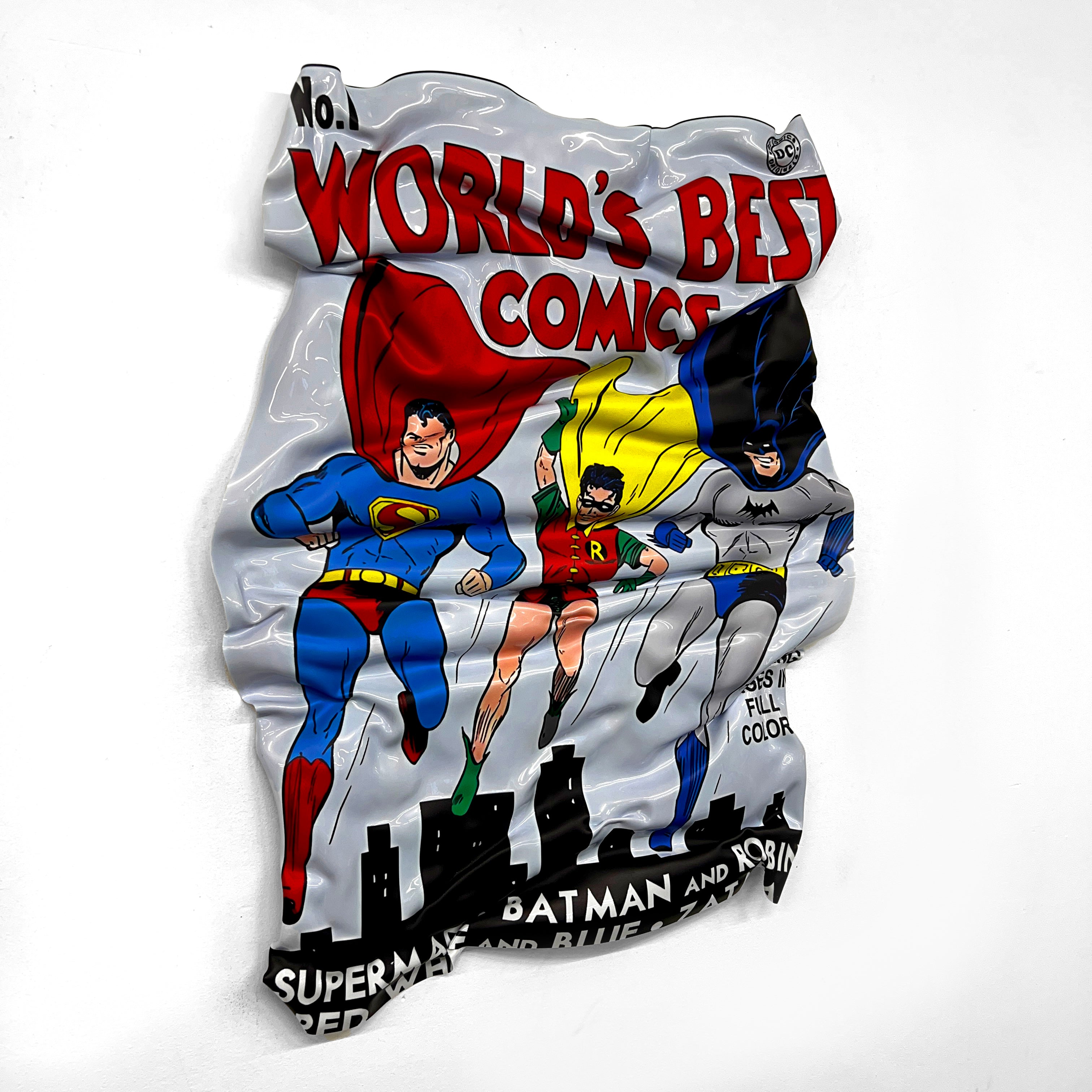 Tableau froissé - Batman Cover Comics