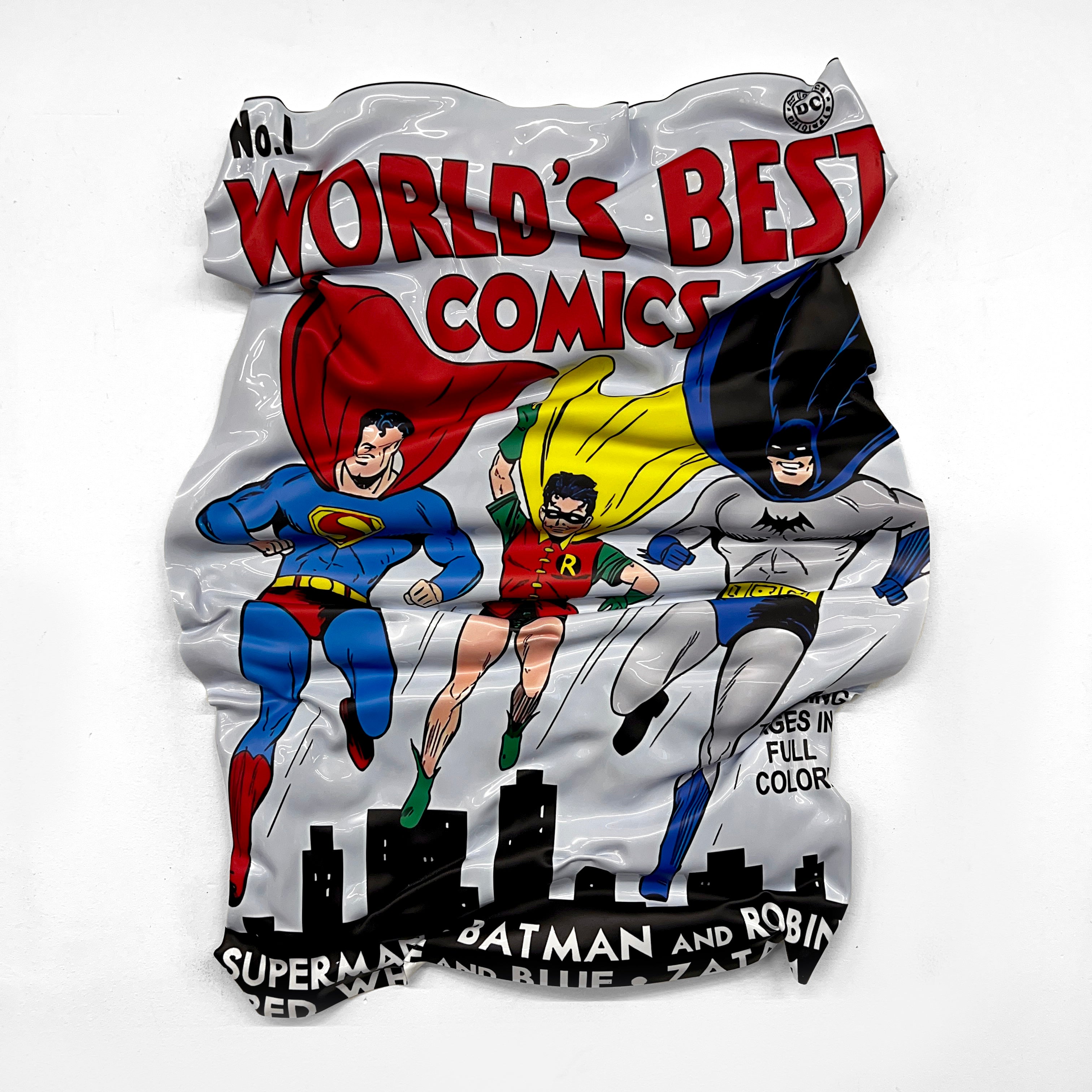 Tableau froissé - Batman Cover Comics