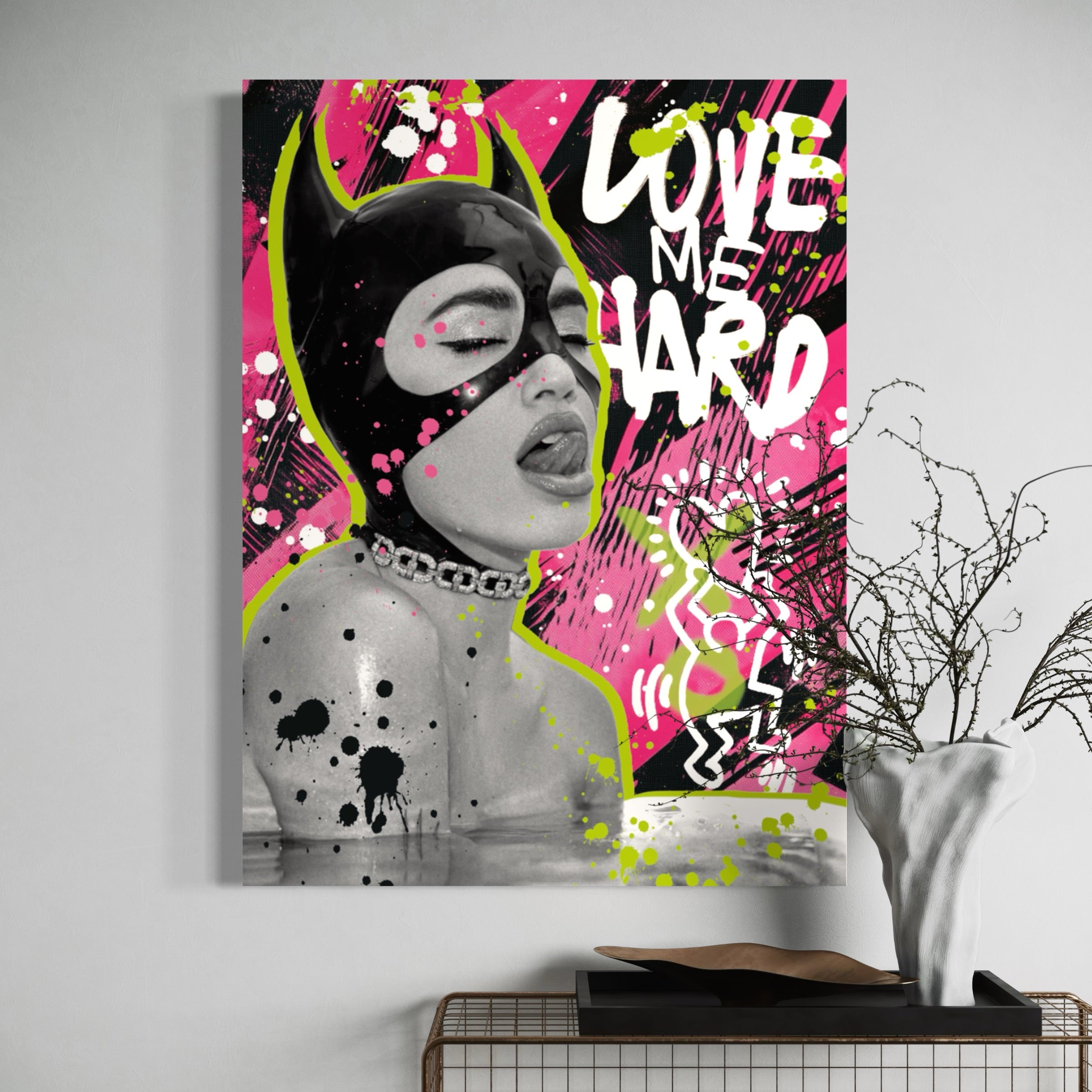 Tableau Catwoman - Déco Murale Pop Art - Fabulartz.fr
