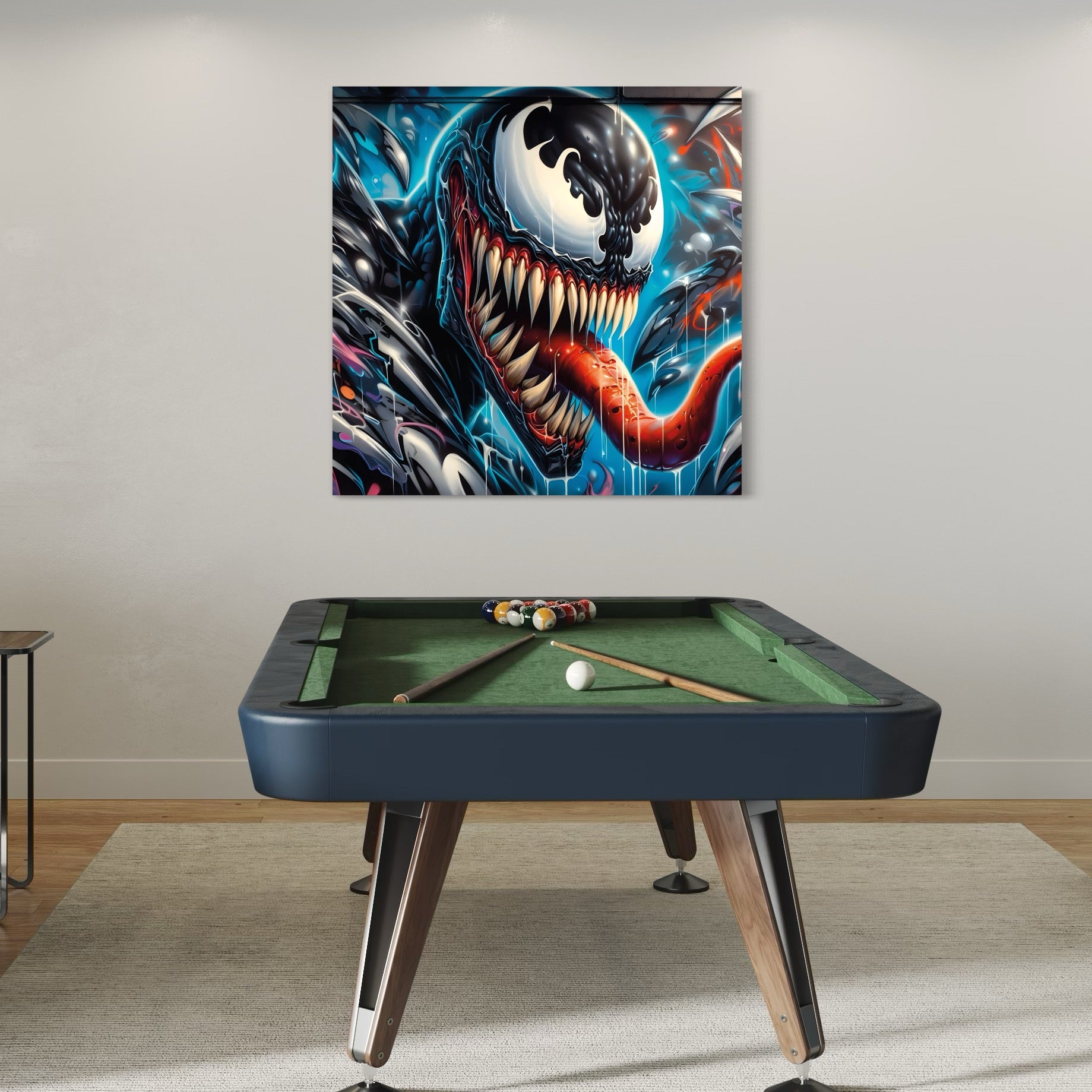Tableau Venom Bleu Éclatant - Déco Murale Design - Fabulartz.fr