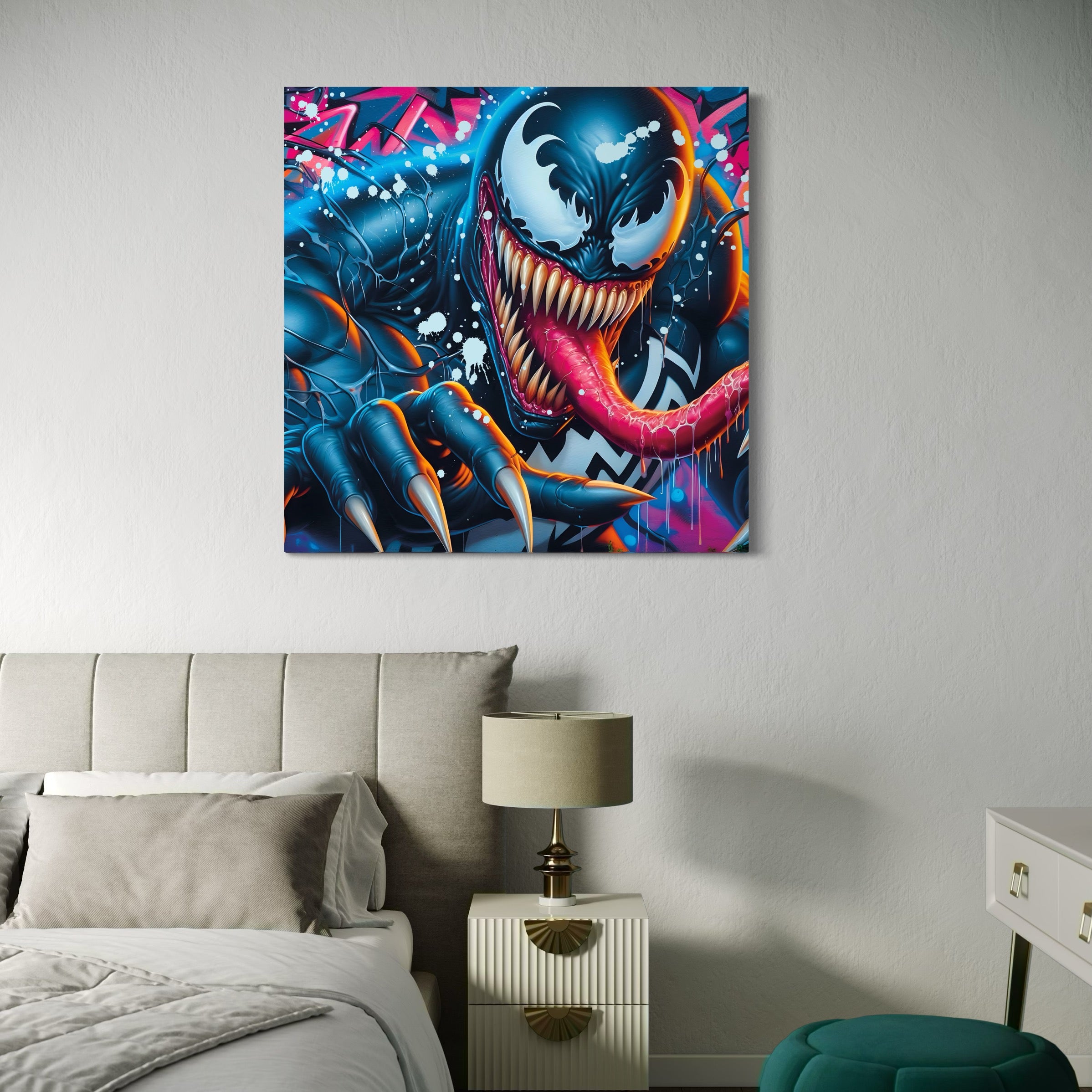 Tableau Venom Color Pop - Décoration Murale Design - Fabulartz.fr