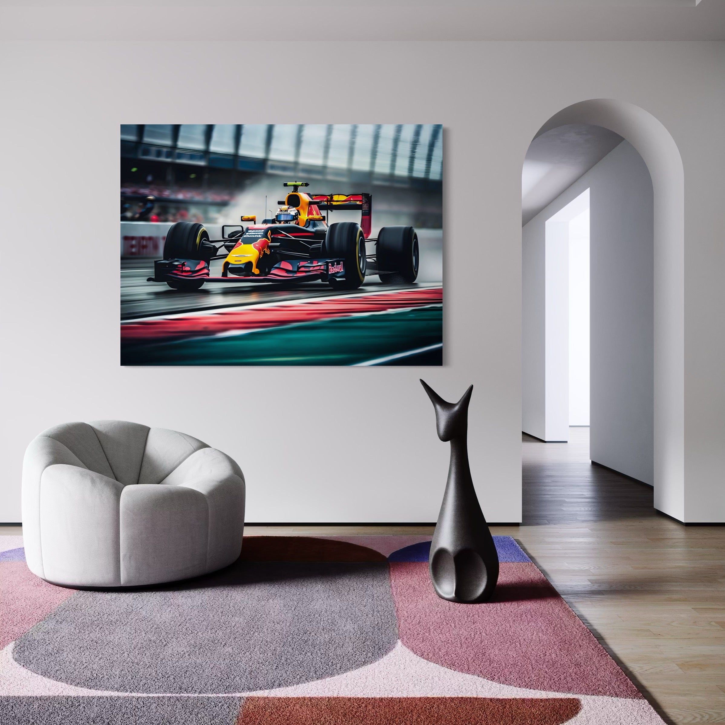 Tableau Formule 1 Red Bull En Action - Décoration Murale Design - Fabulartz.fr