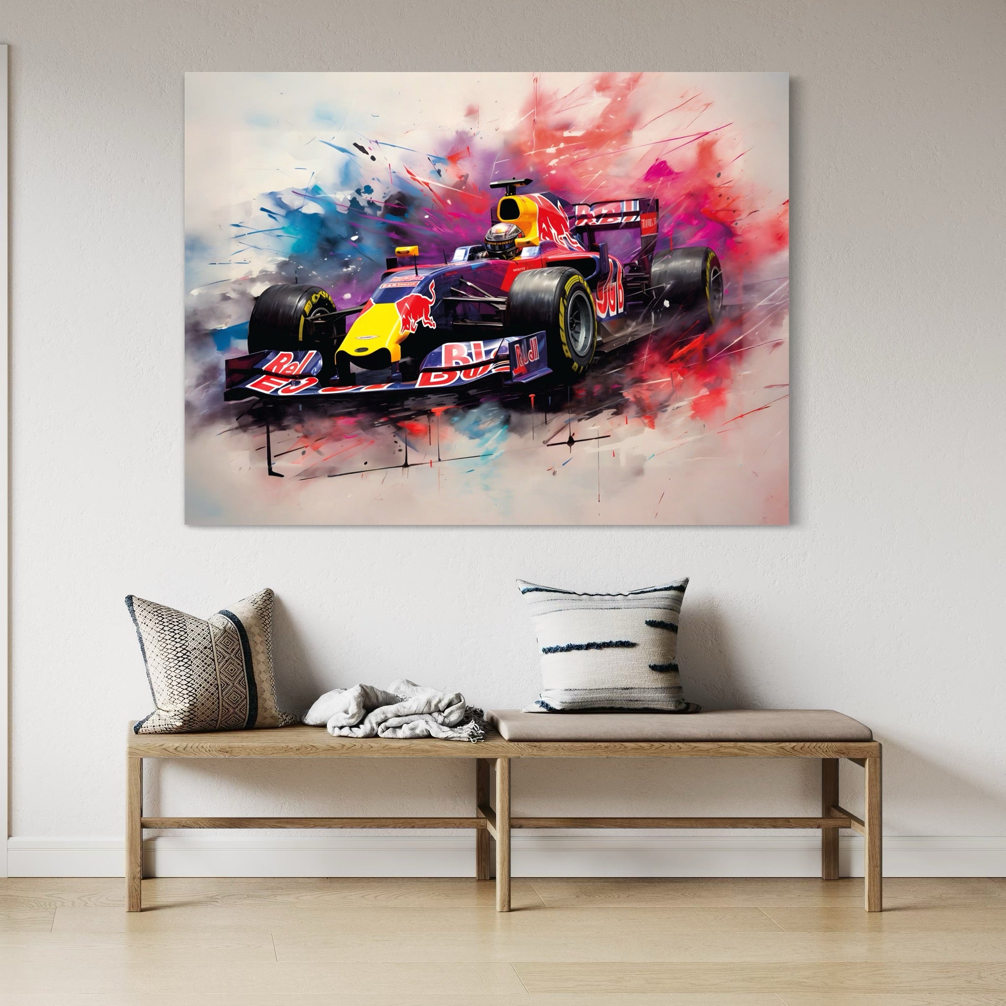 Tableau Formule 1 Red Bull - Décoration Murale Moderne - Fabulartz.fr
