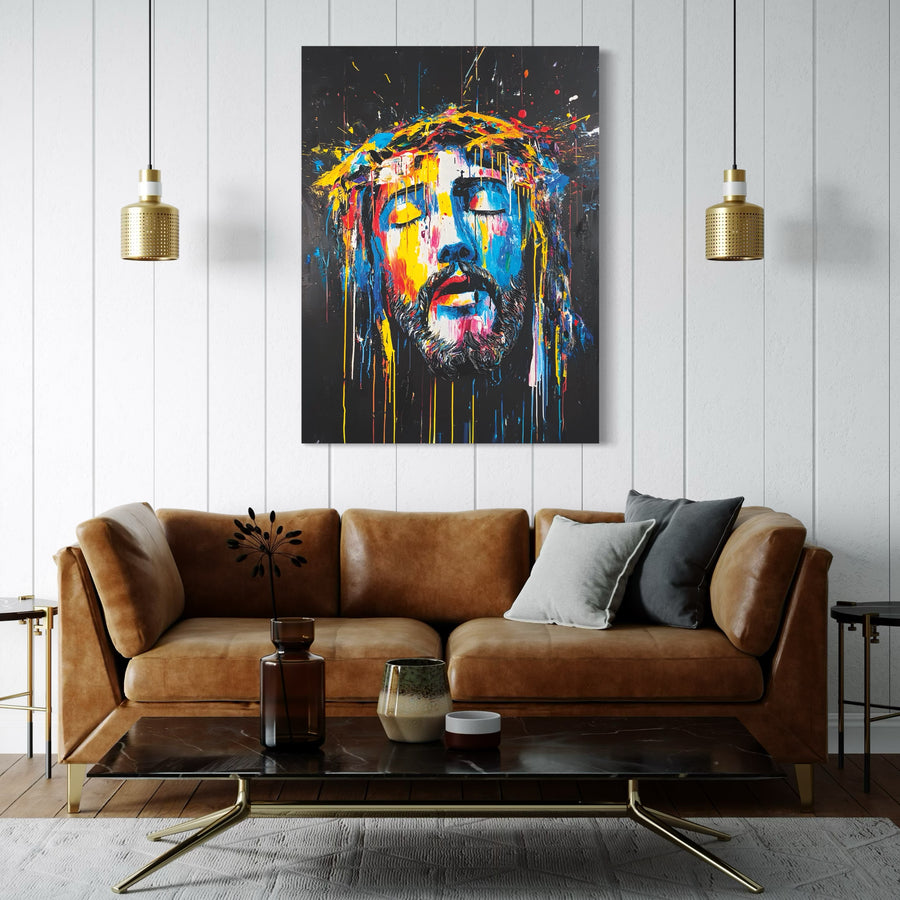 Christian painting Crown of Light - Déco Murale Moderne