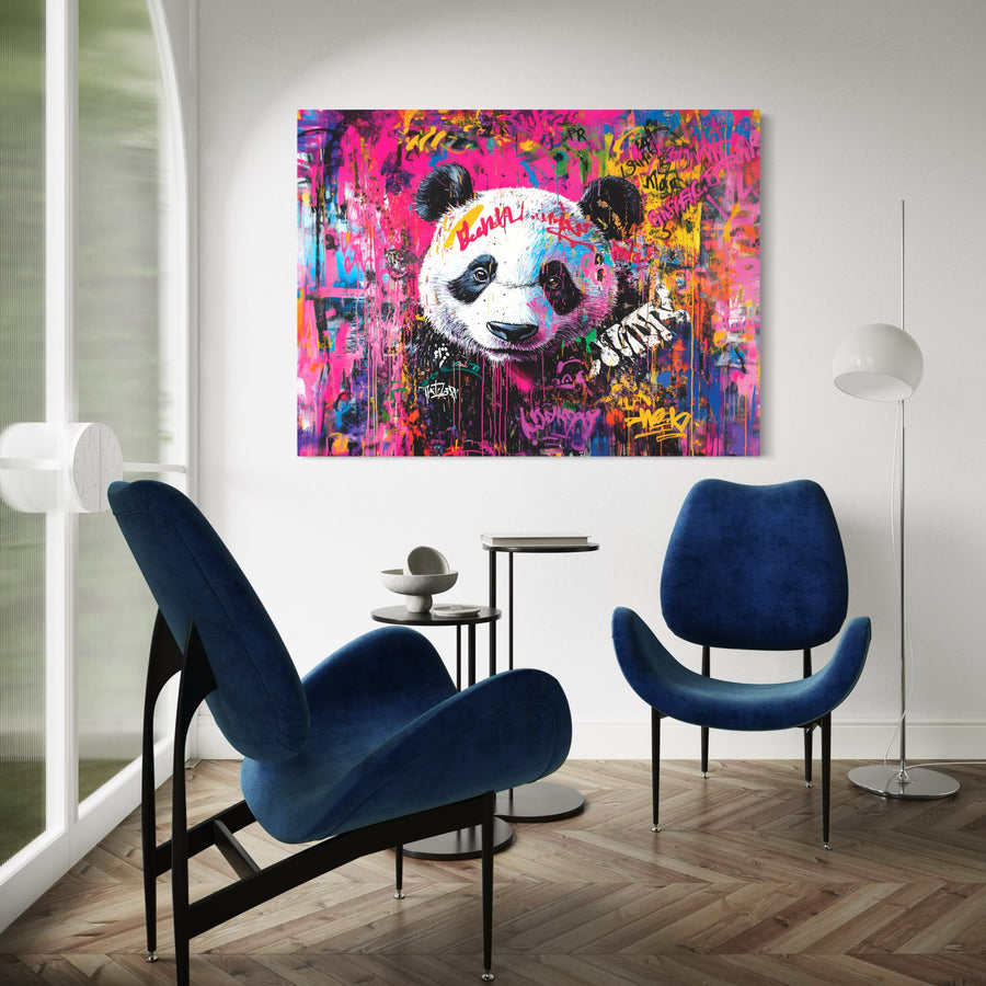 Tableau Animaux Panda Pop Art - Déco Murale Moderne