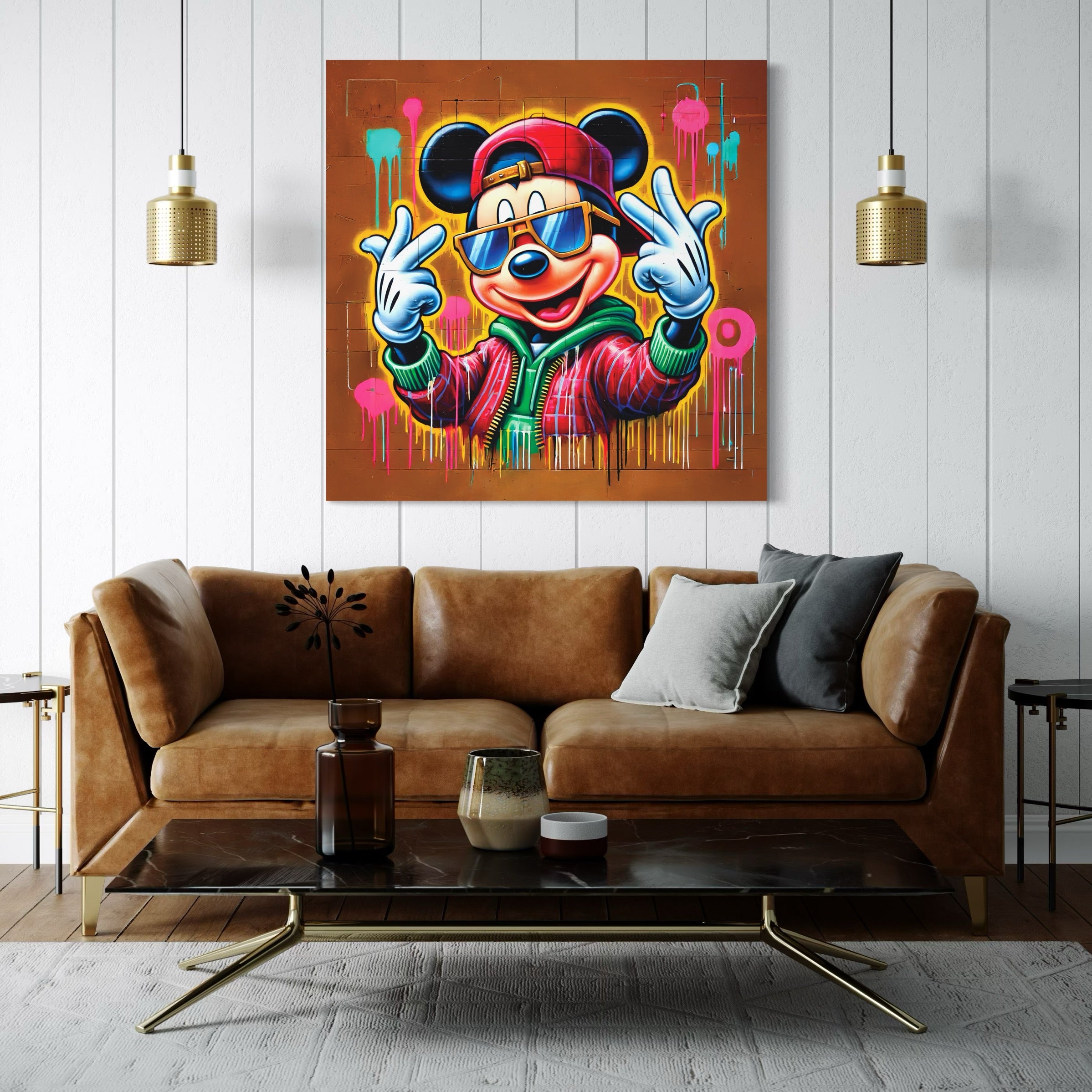 Tableau Mickey Urban Vibes - Décoration Murale Design