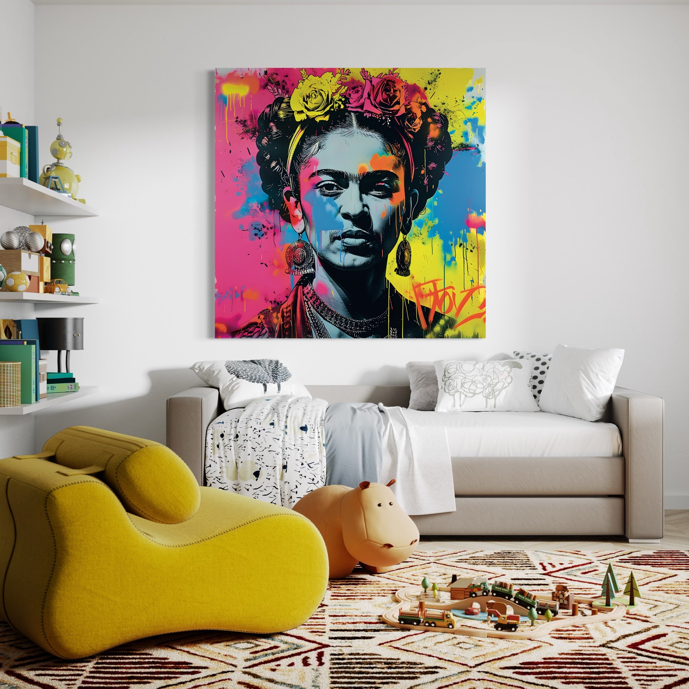 Tableau Frida Kahlo - Cadre Déco & Décoration Murale Design - Fabulartz.fr