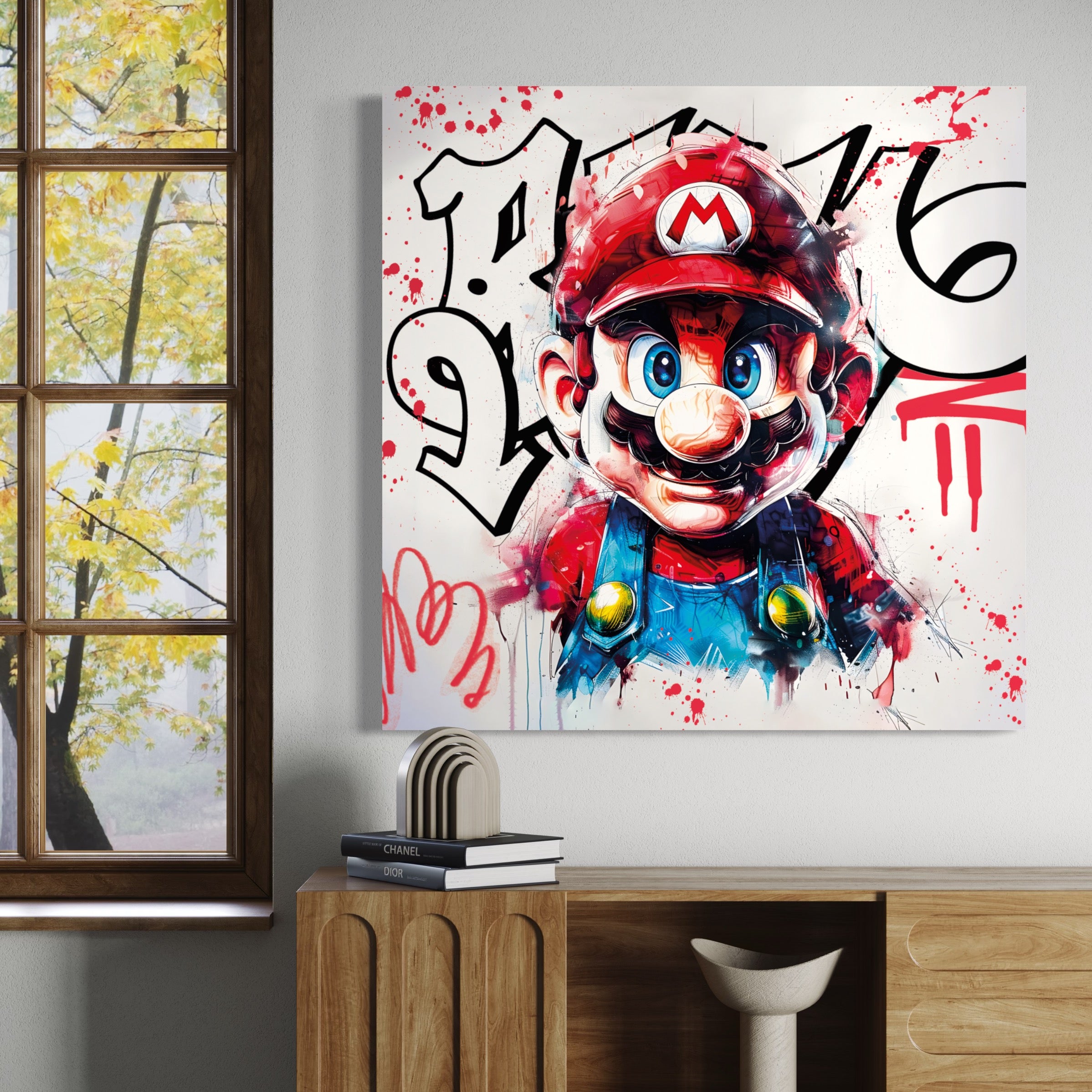 Tableau Mario Vibrant - Décoration Murale Moderne - Fabulartz.fr