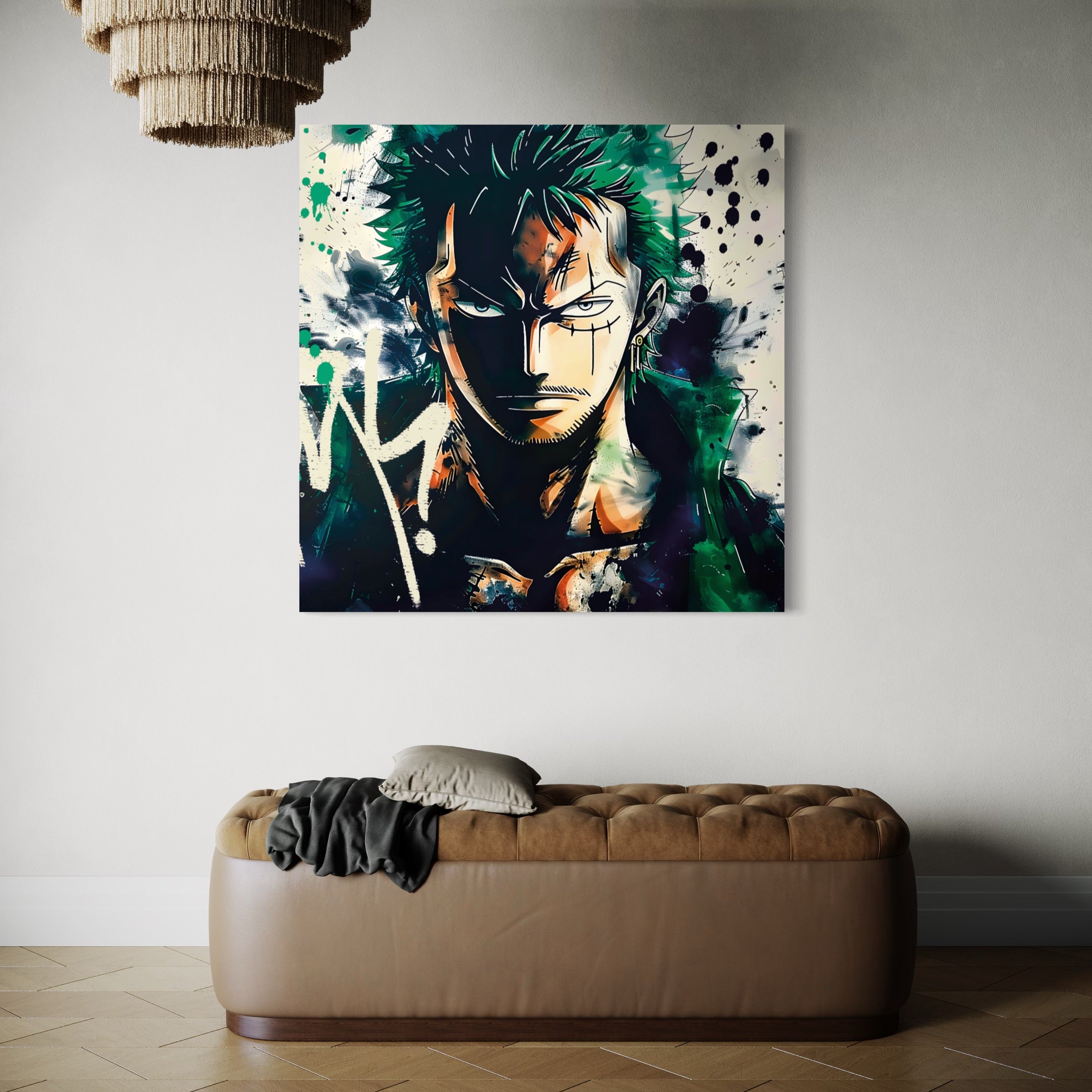 Tableau One Piece - Zoro Portrait - Décoration Murale Design - Fabulartz.fr