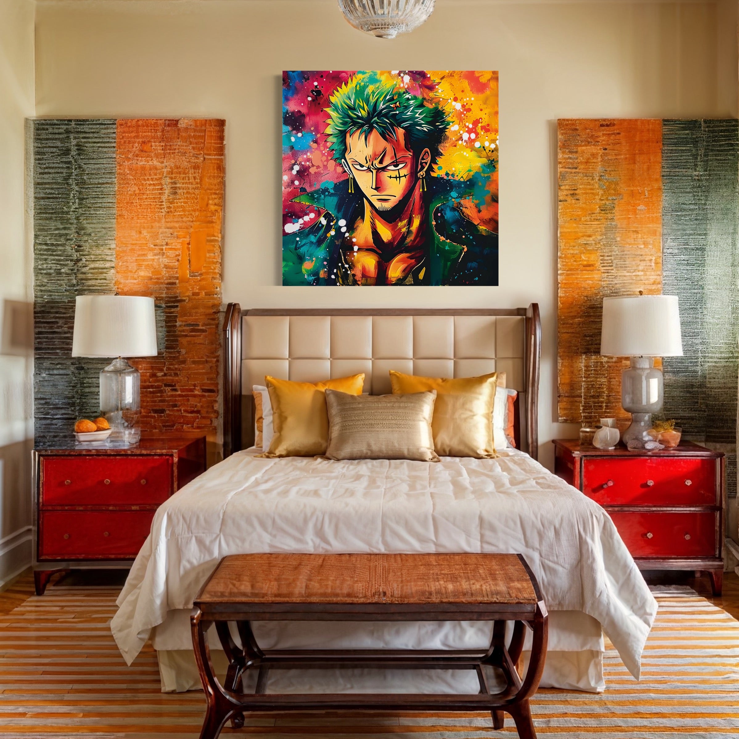 Tableau One Piece - Zoro Intense - Décoration Murale Design - Fabulartz.fr