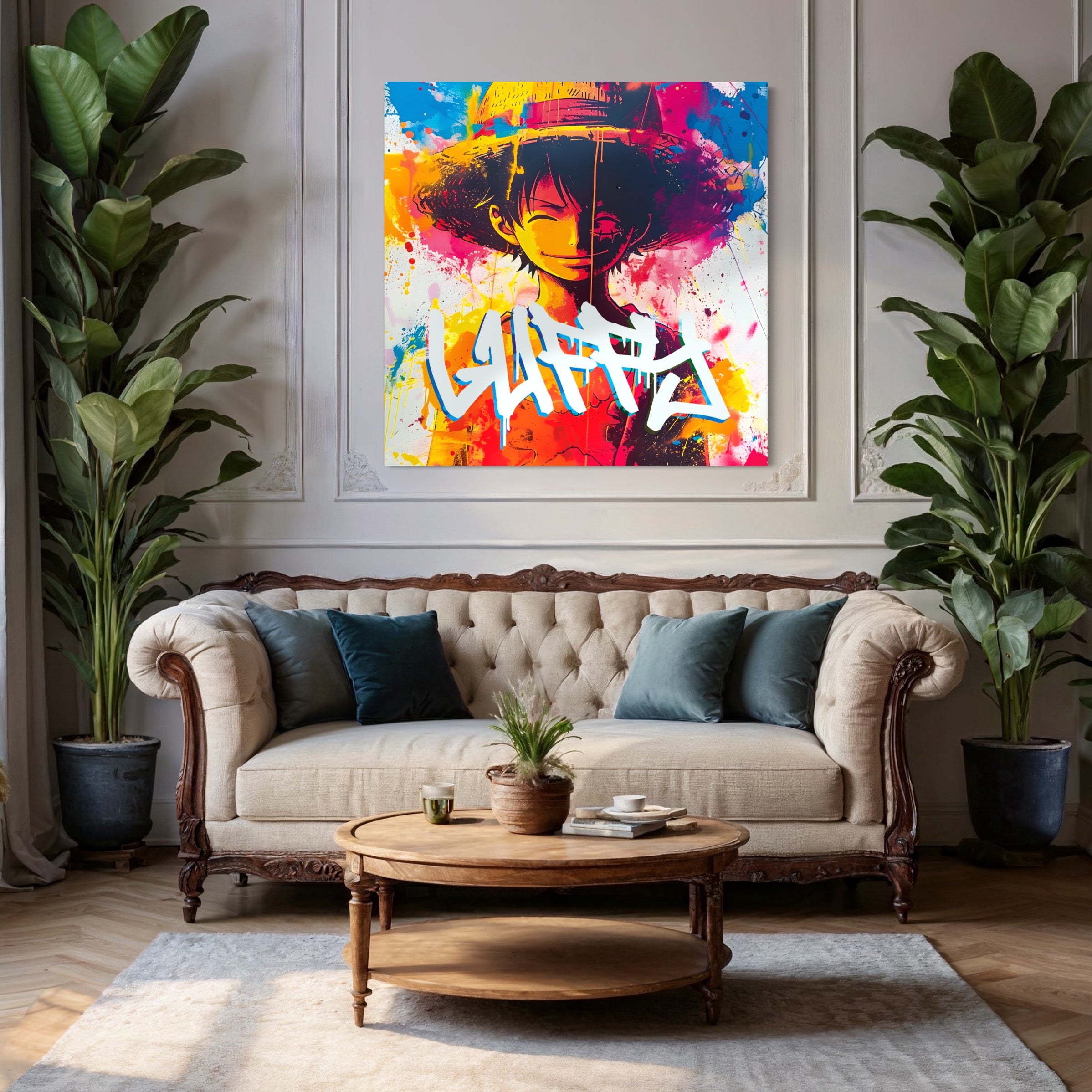Tableau One Piece - Luffy Art Moderne - Décoration Murale Design - Fabulartz.fr