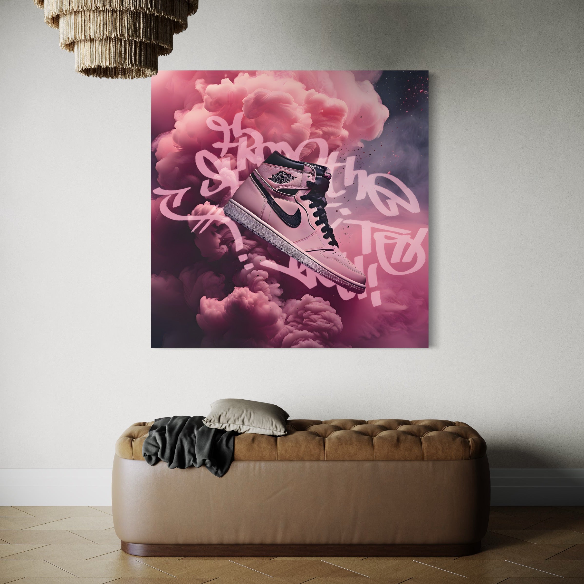 Tableau Sneakers Nike Roses - Décoration Murale Design - Fabulartz.fr