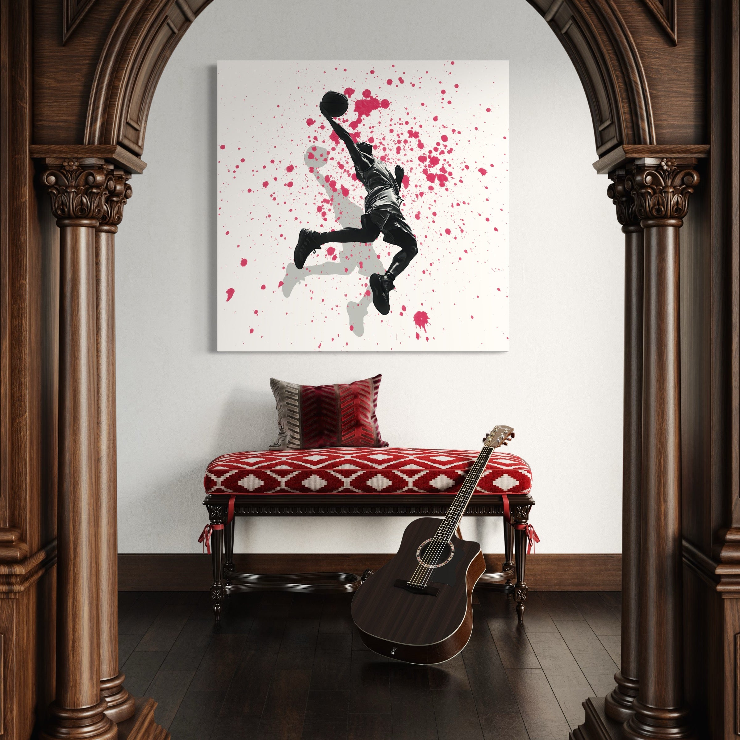 Tableau Michael Jordan Dunk - Décoration Murale Design - Fabulartz.fr