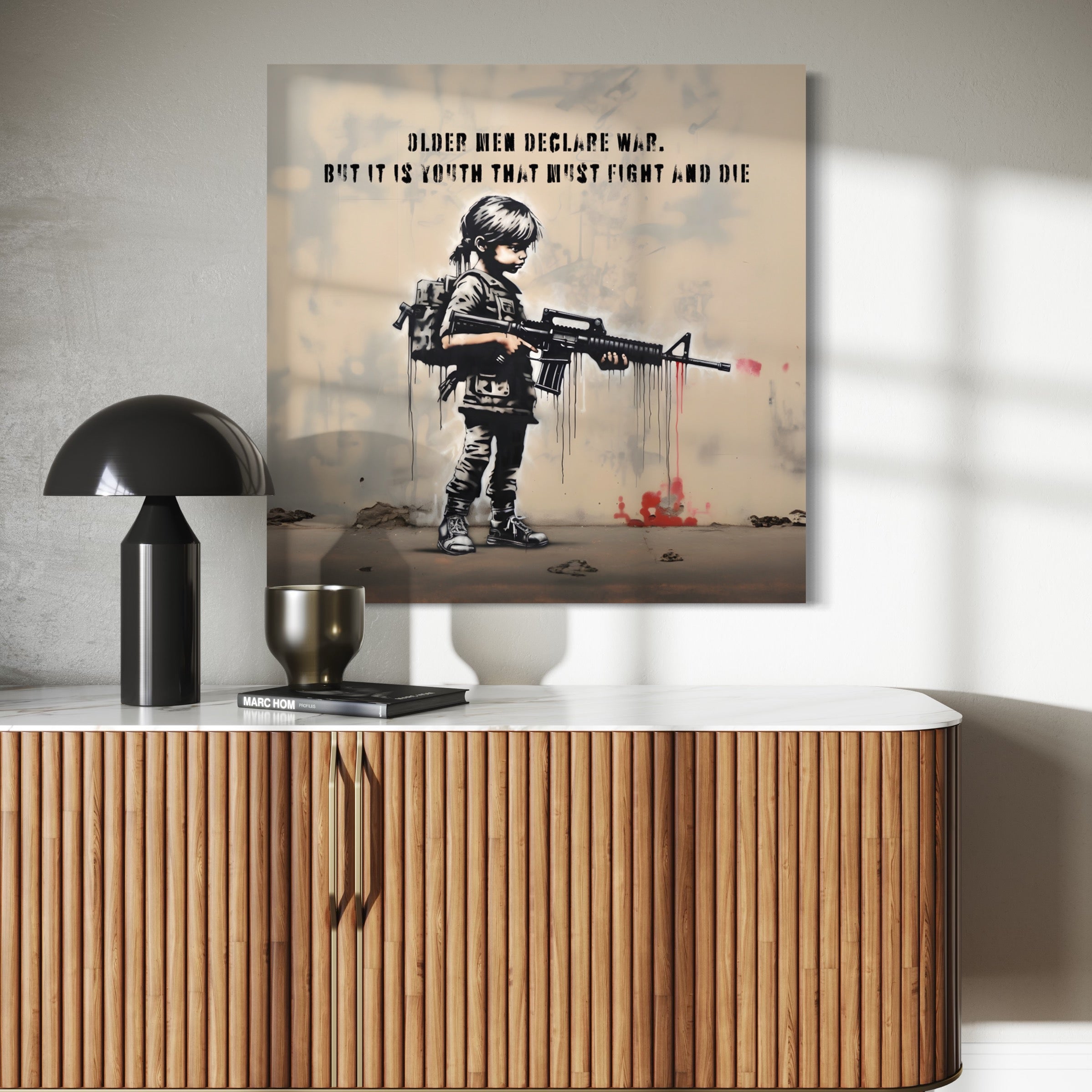Tableau Street Art Guerre - Décoration Murale Design & Déco - Fabulartz.fr