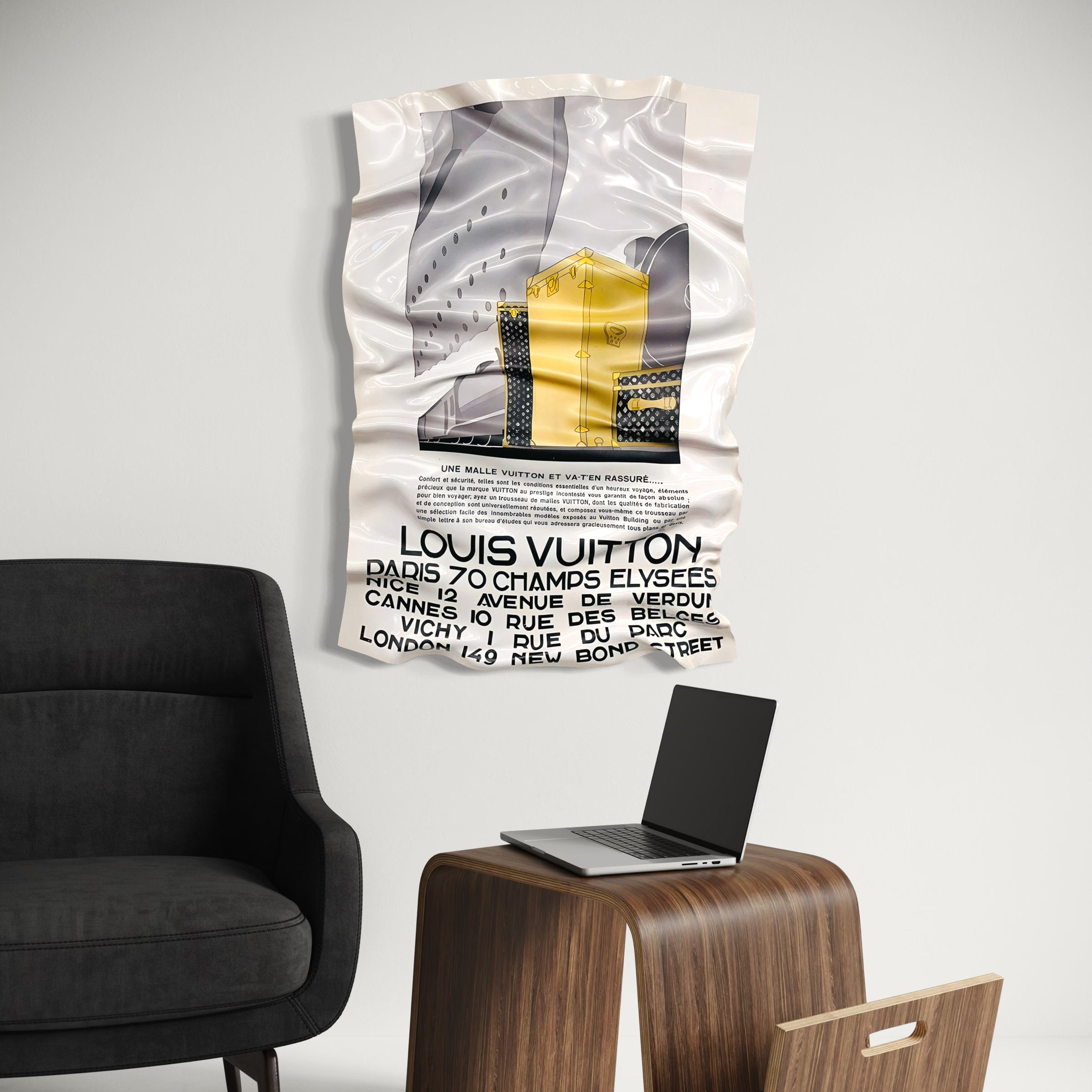 Tableau froissé - Louis Vuitton