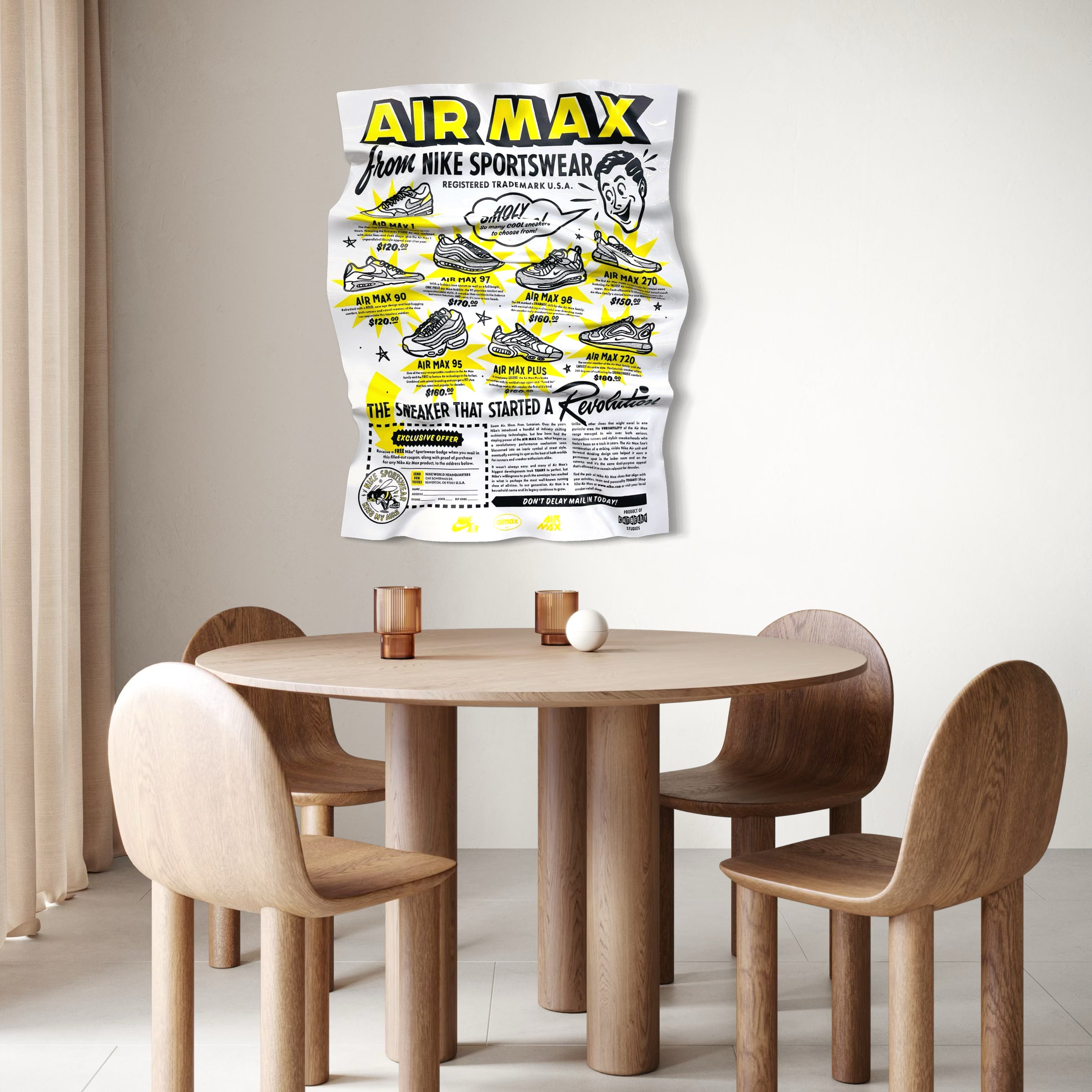 Tableau froissé - Air Max