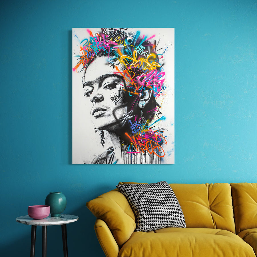 Modern abstract painting - Geometric Cosmos