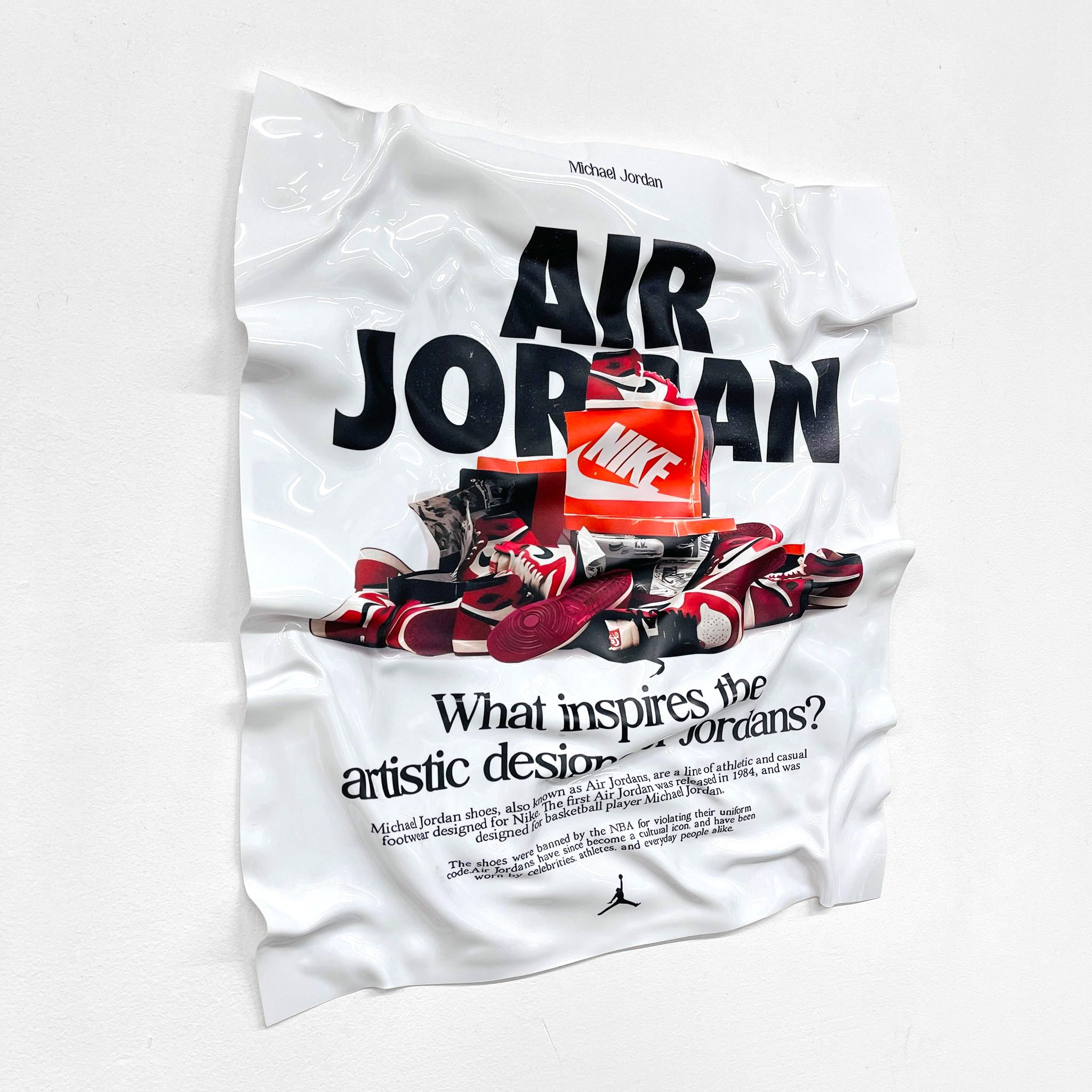Tableau froissé - Air Jordan