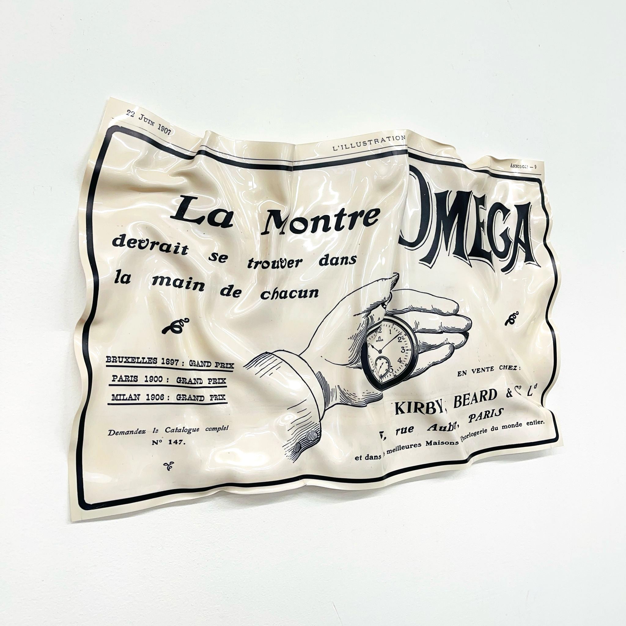 Tableau froissé - Omega