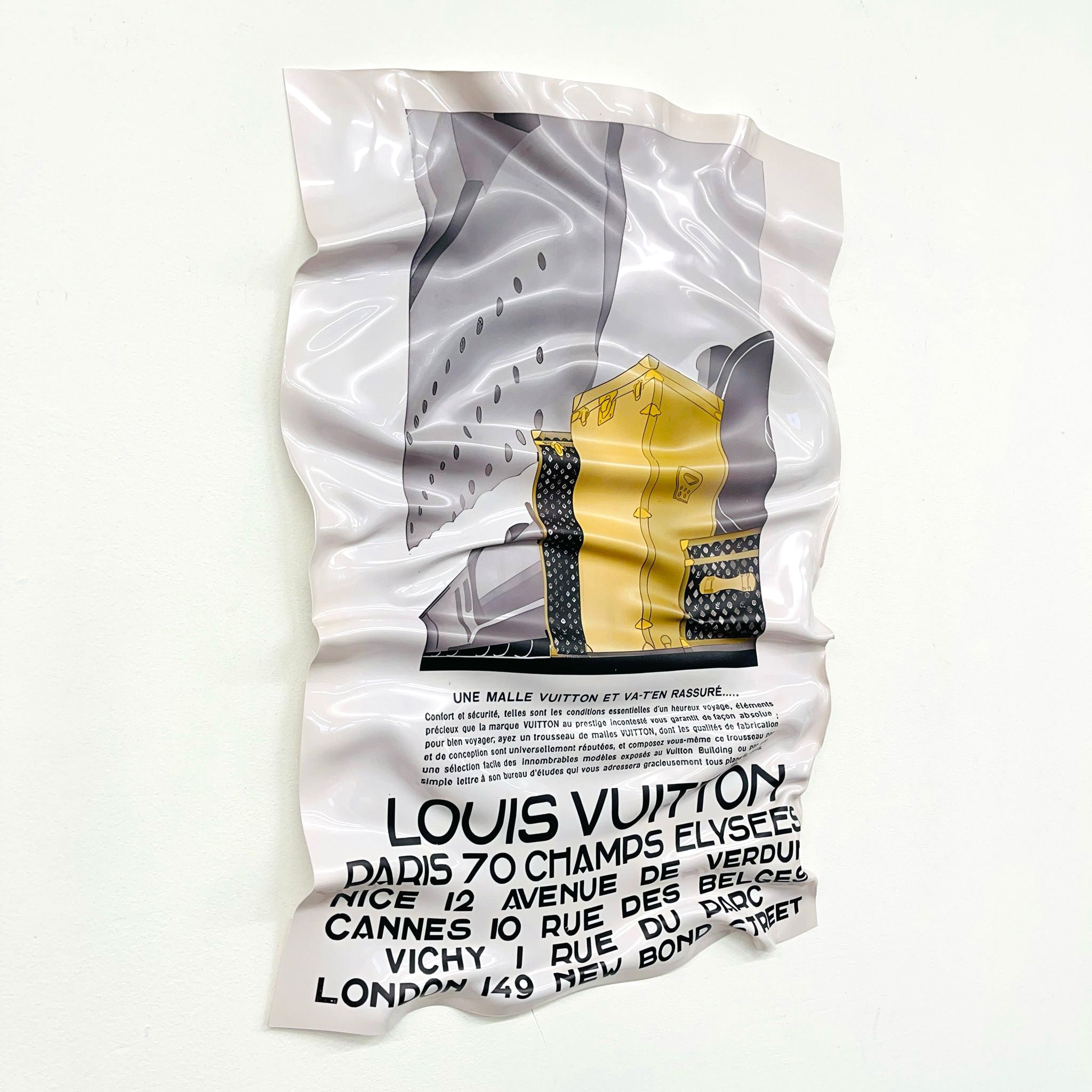 Tableau froissé - Louis Vuitton