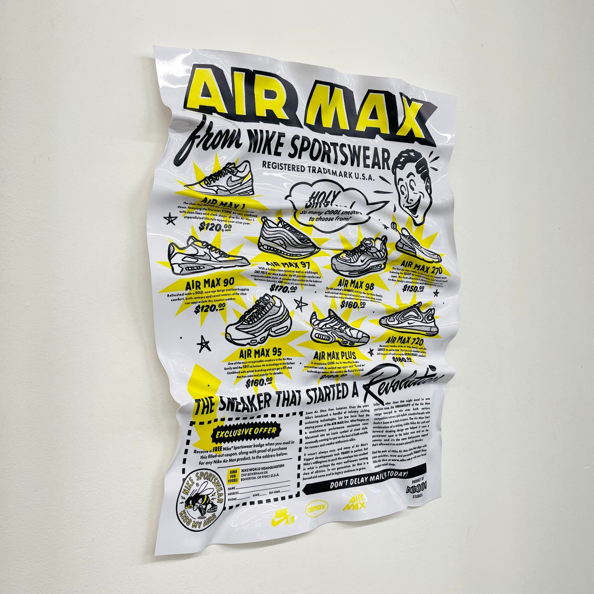 Tableau froissé - Air Max