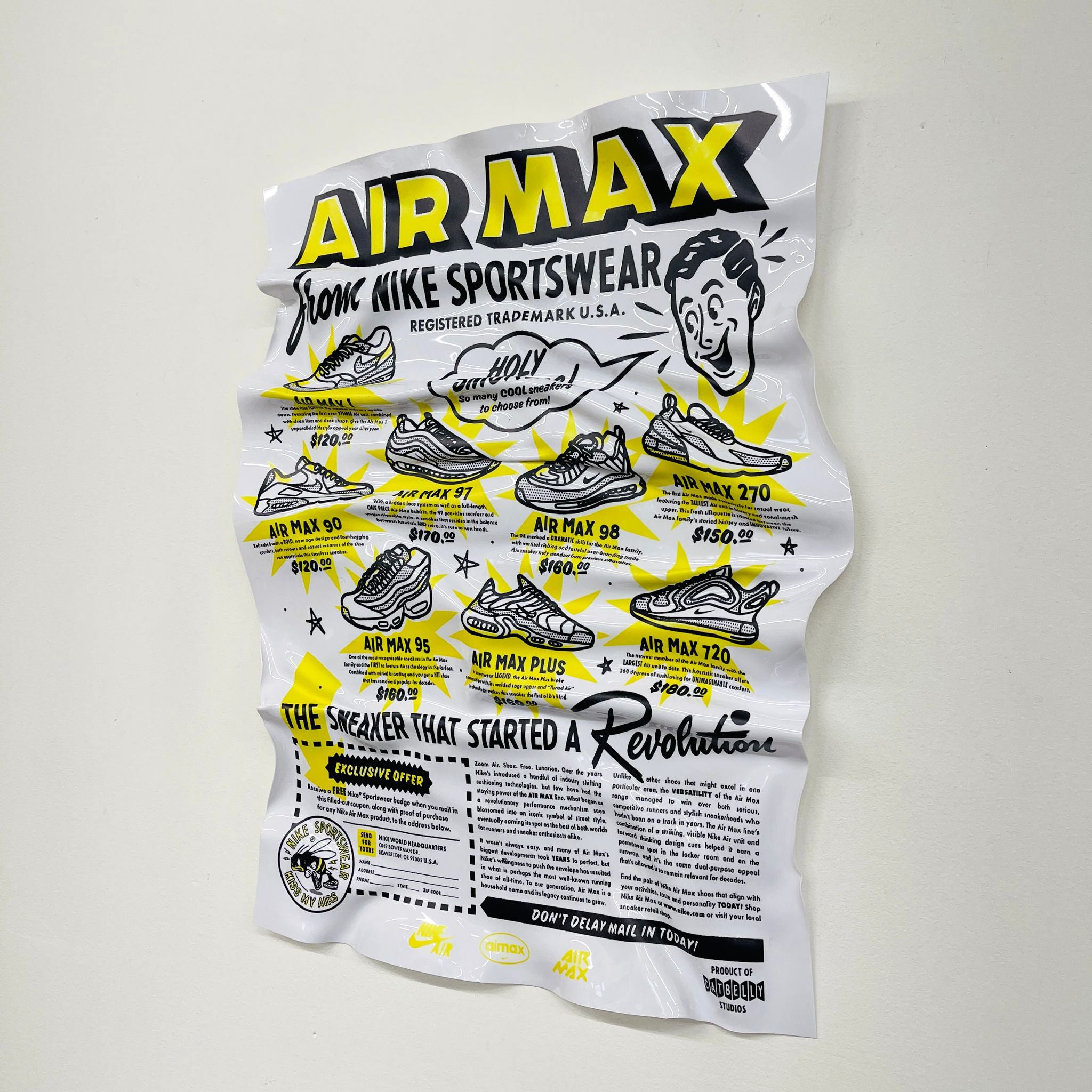 Tableau froissé - Air Max