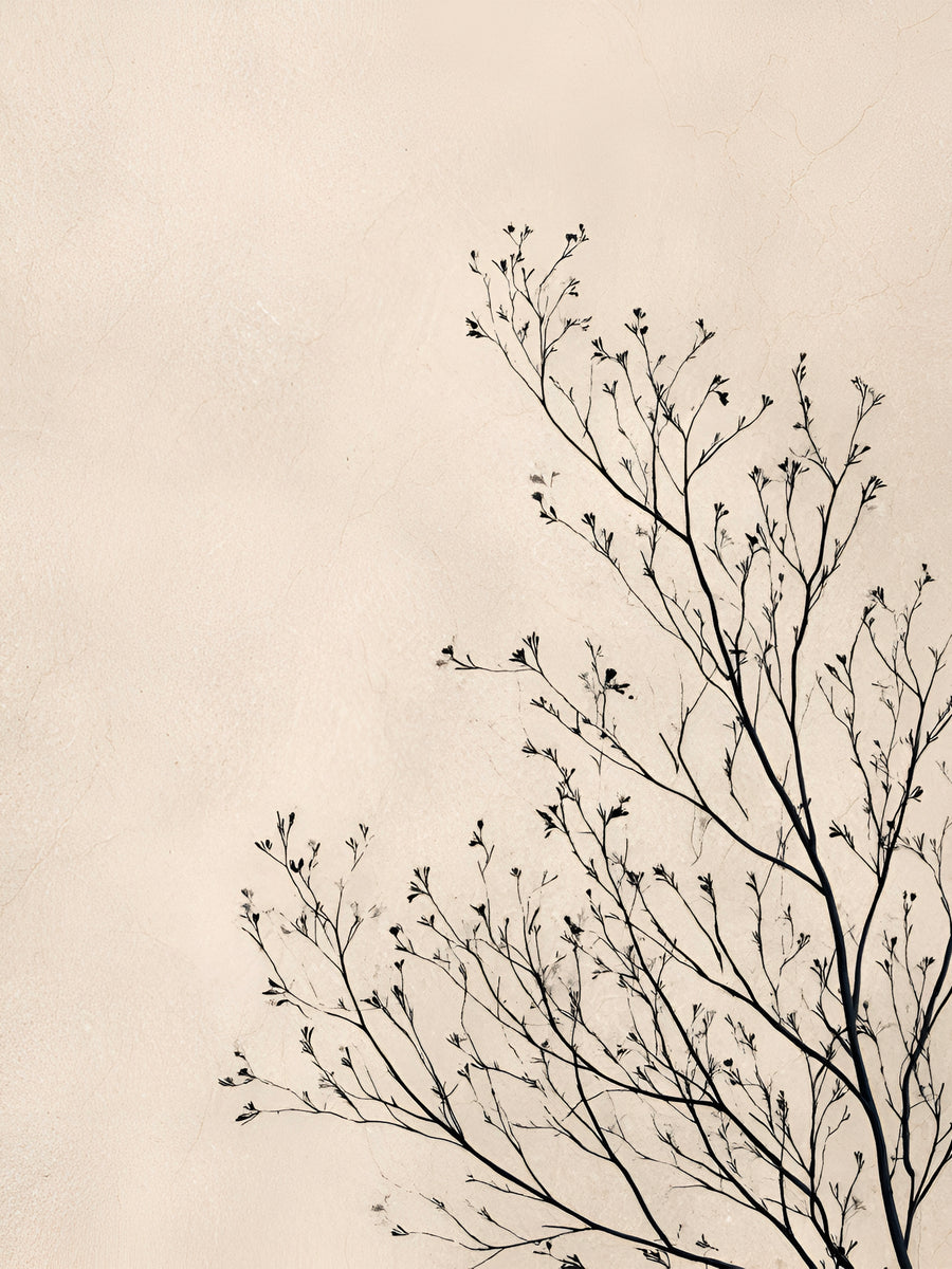 Tableau Japandi Branche Minimaliste – Souffle Naturel