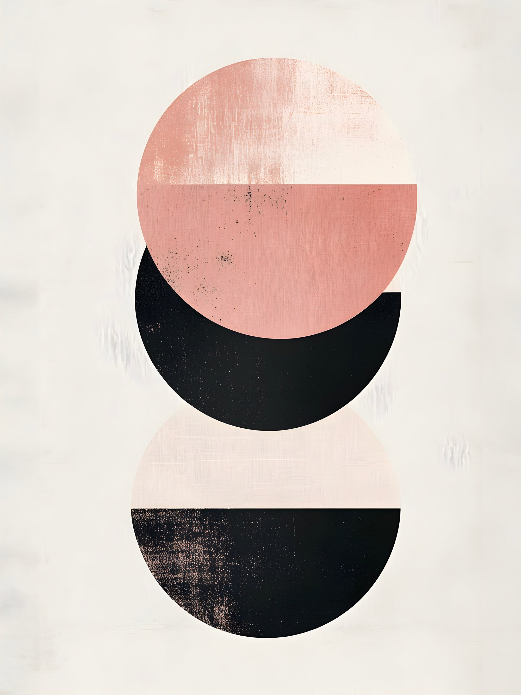 Tableau Abstrait - Équilibre Géométrique