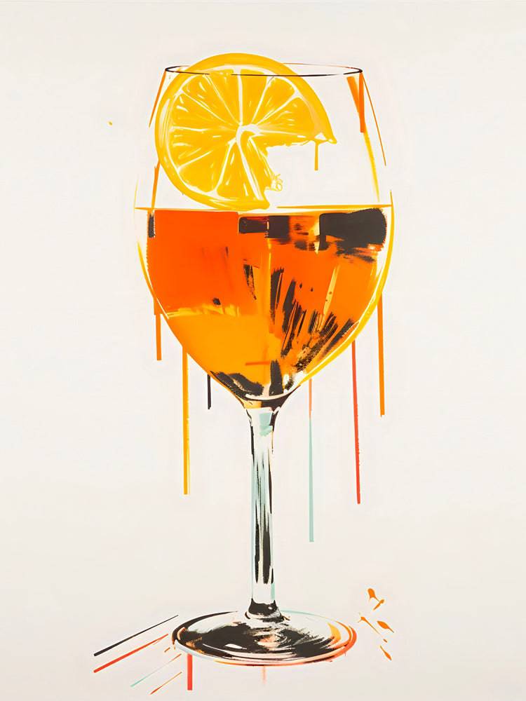 Aperitif Glass | Tableau Apéritif Déco Pop Art - Fabulartz.fr