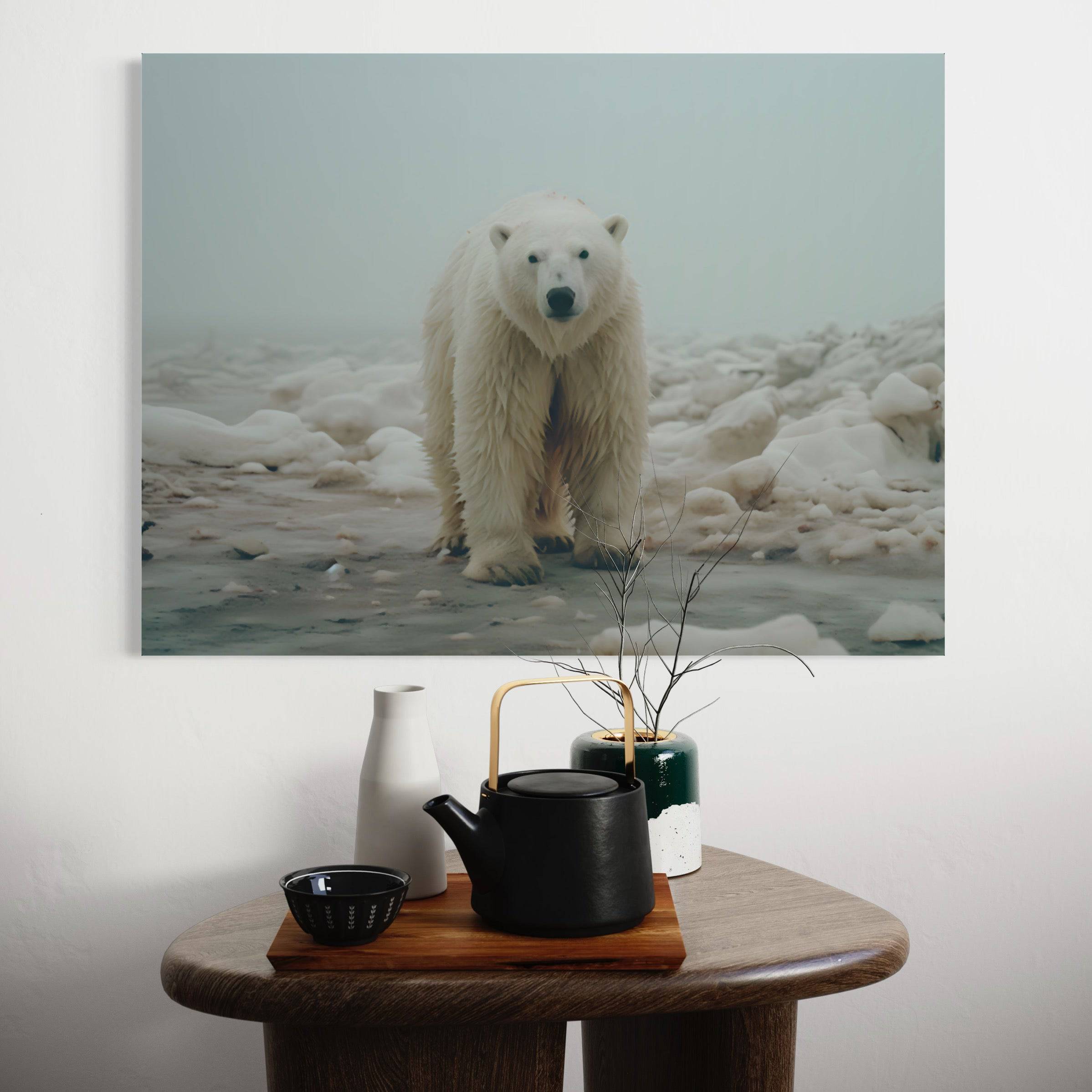 Arctic Majesty - Tableau Ours Polaire - Fabulartz.fr