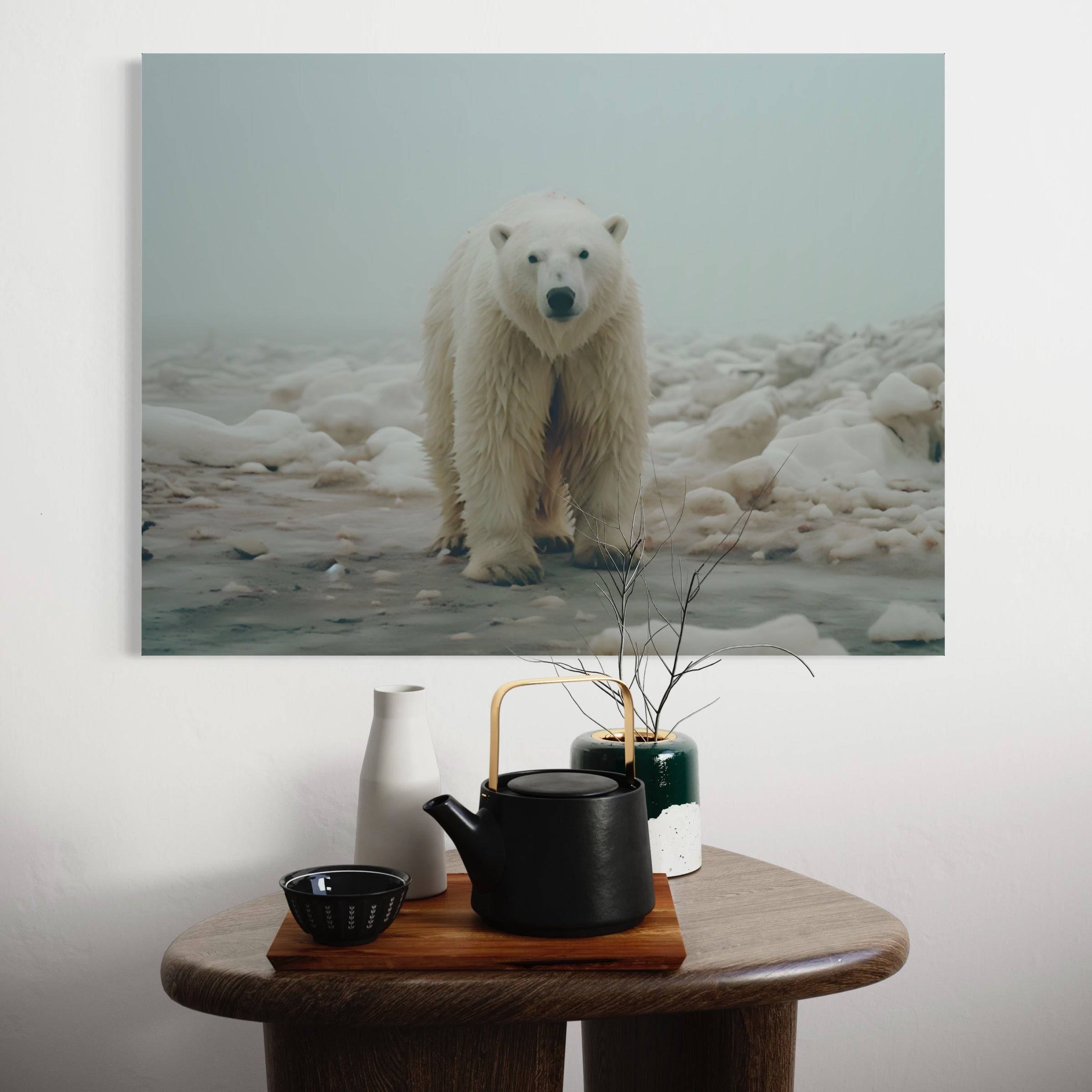 Arctic Majesty - Tableau Ours Polaire - Fabulartz.fr 