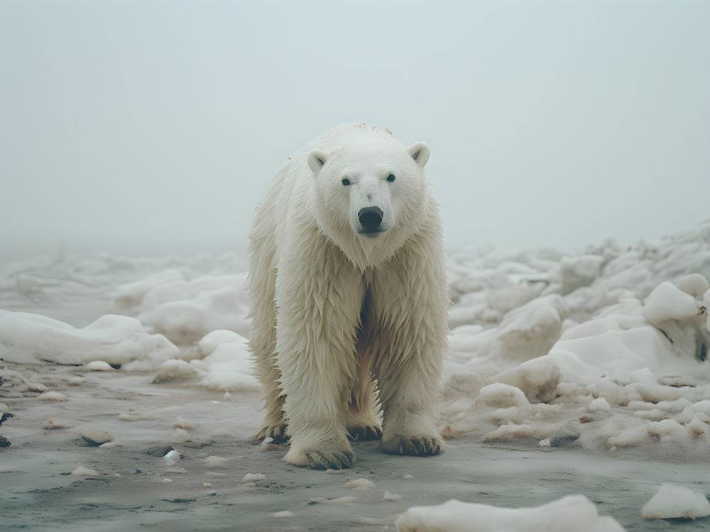 Arctic Majesty - Tableau Ours Polaire - Fabulartz.fr