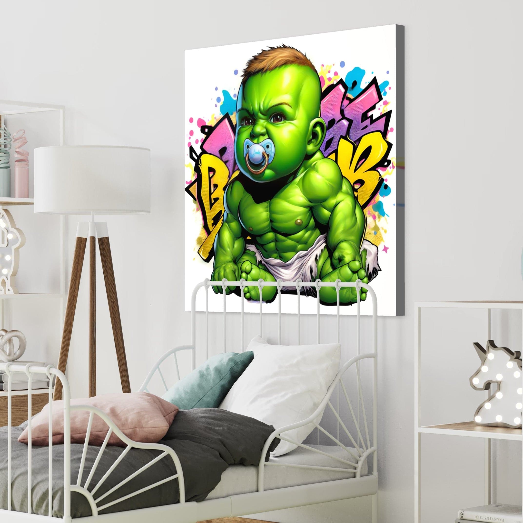 Baby Hulk - Tableau Enfant - Fabulartz.fr 