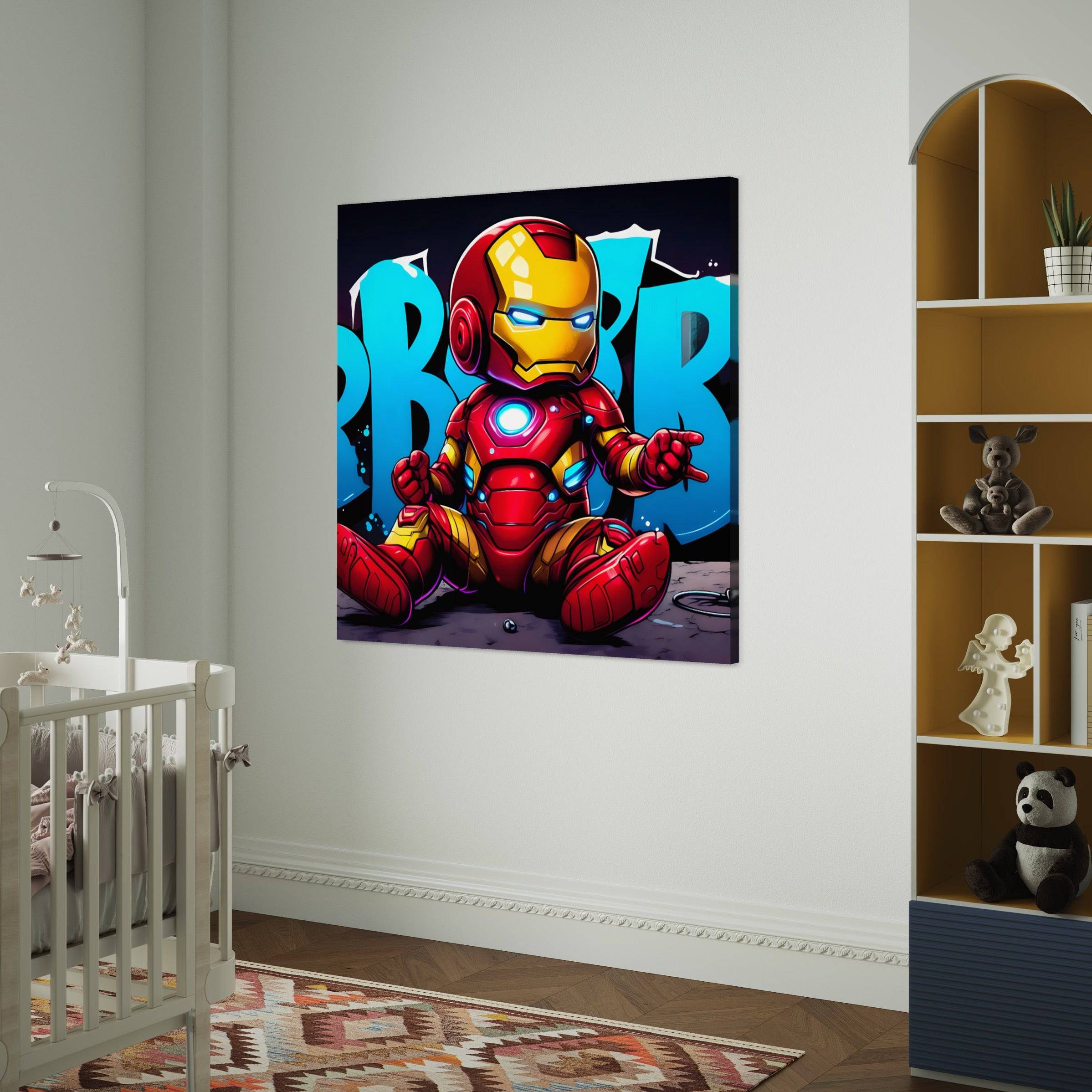 Baby Iron Man - Tableau Enfant - Fabulartz.fr 