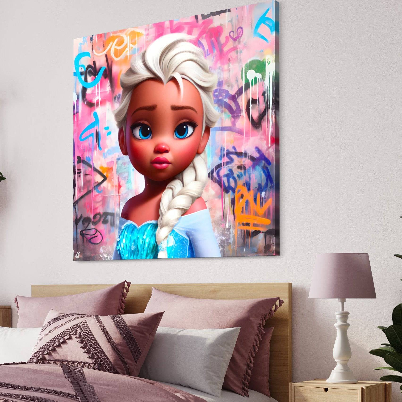 Baby Reine des Neiges - Tableau Enfant - Fabulartz.fr