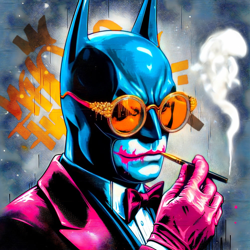 Batman Smoking - Tableau Pop Art - Fabulartz.fr